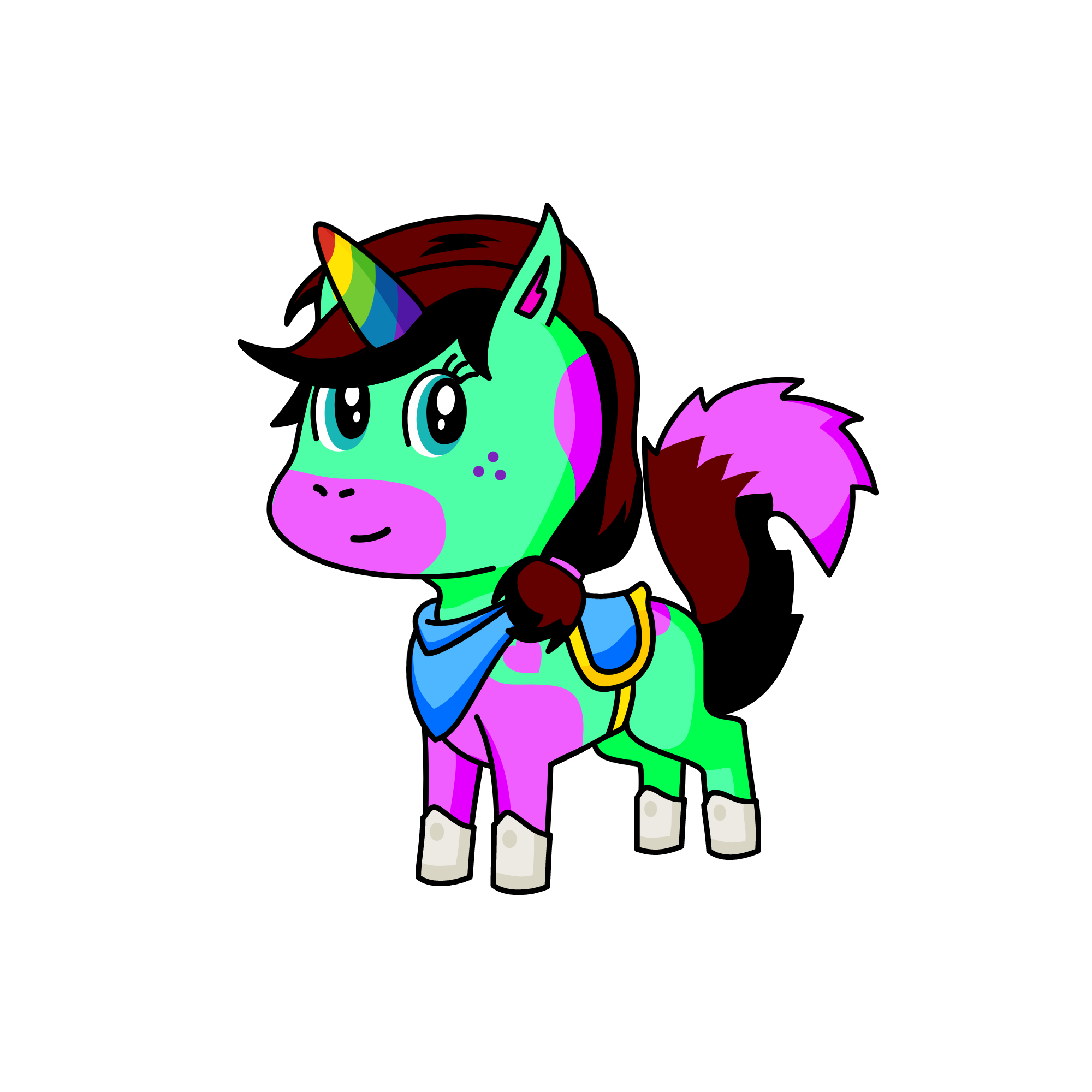 SnowBow, the unicorn