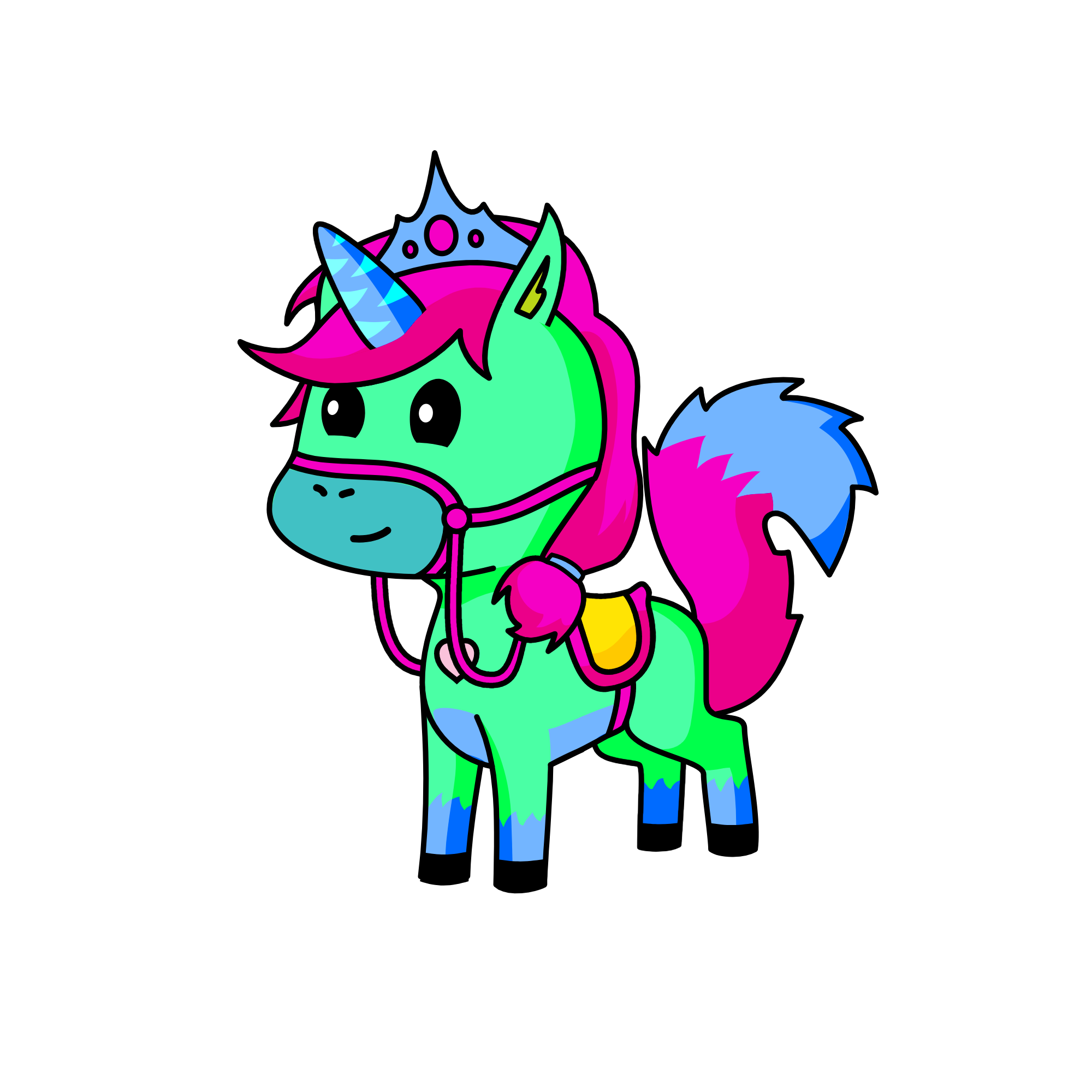 Alyban, the unicorn