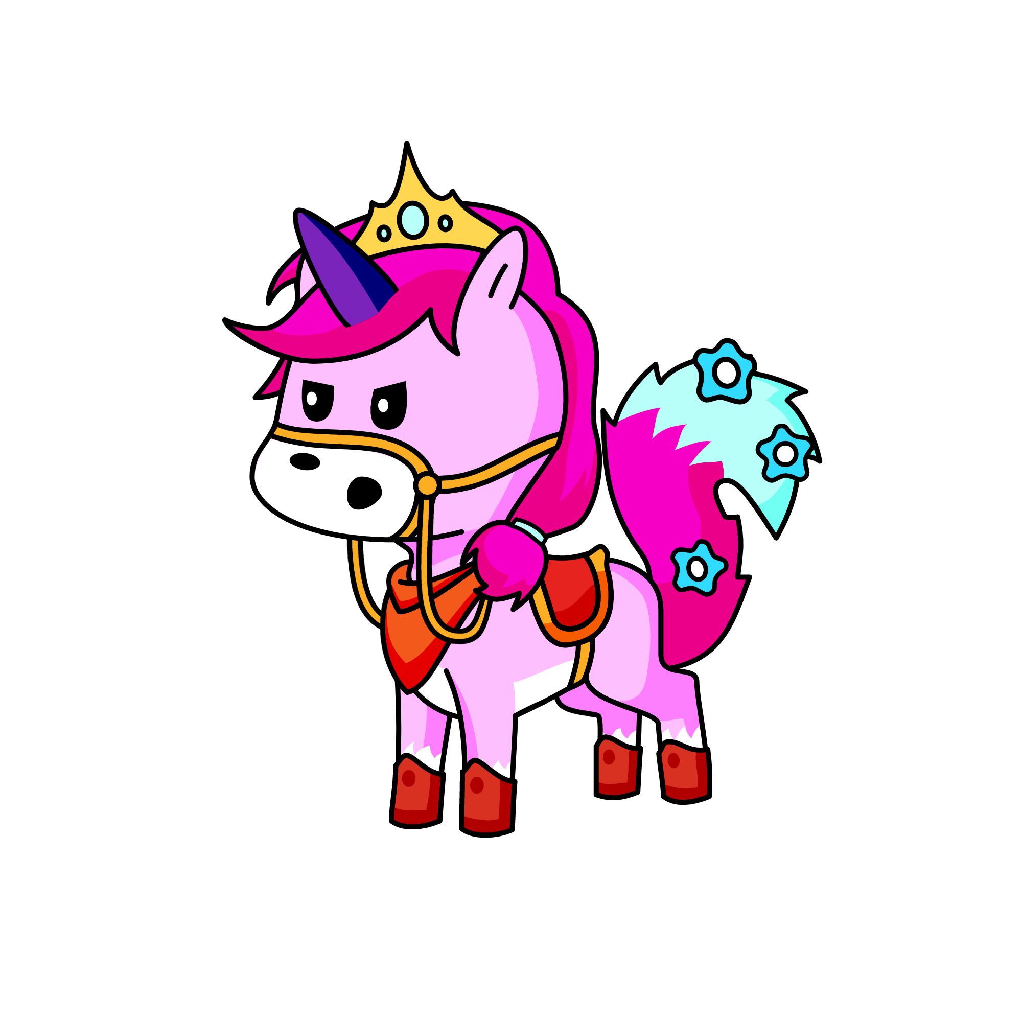 Crifless, the unicorn
