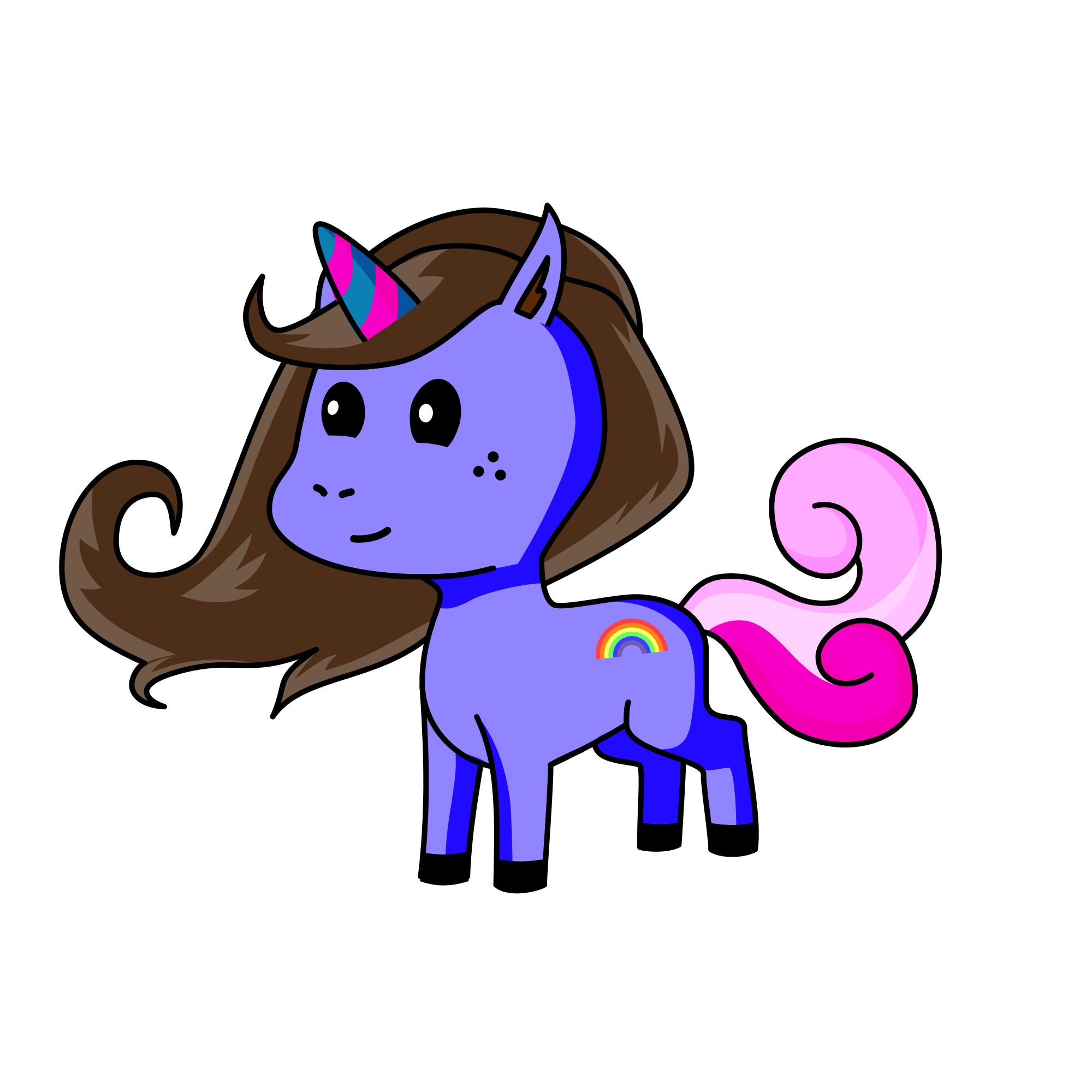 咯啦, the unicorn