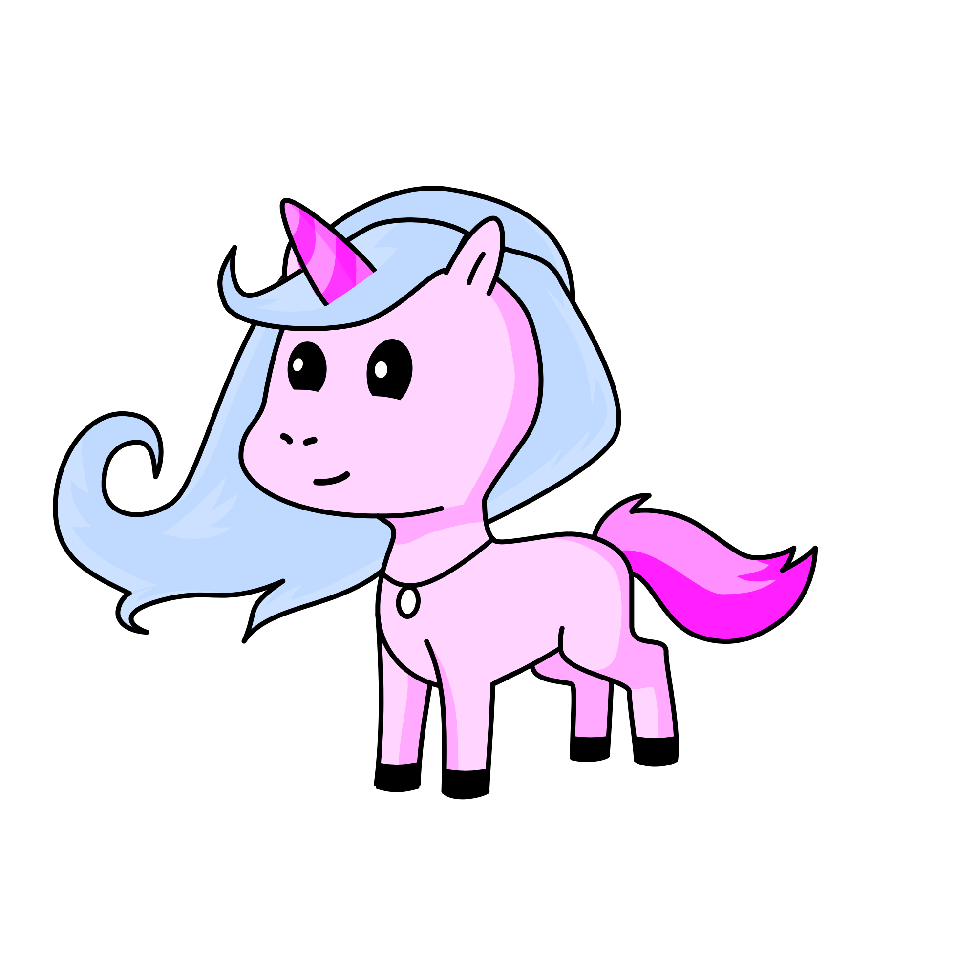 爱沙, the unicorn