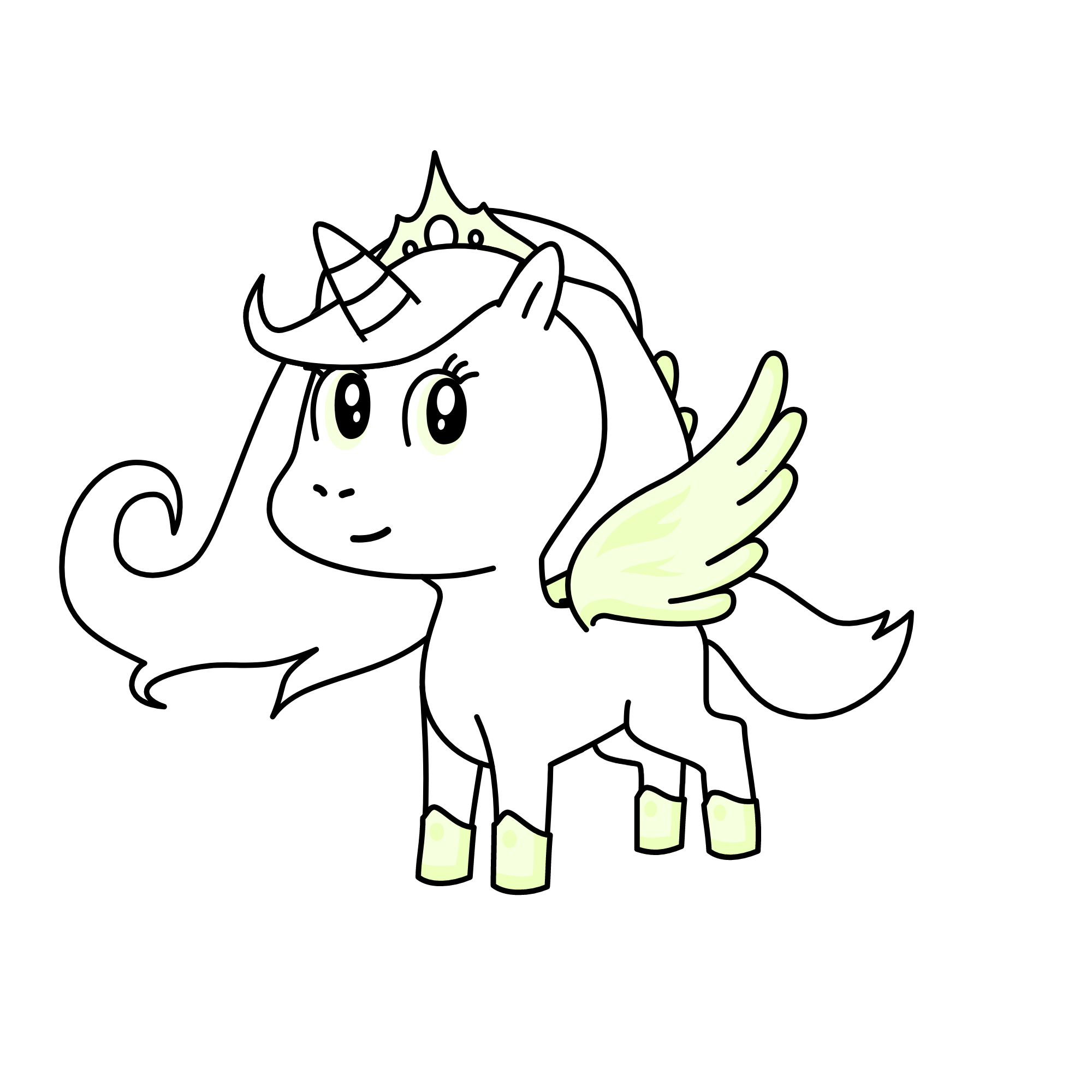 SNOW QUEEN, the unicorn