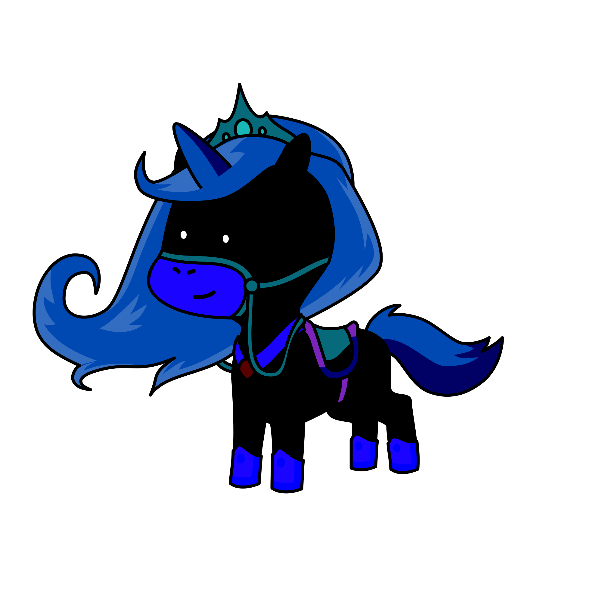 Princess ninja.master of love , the unicorn