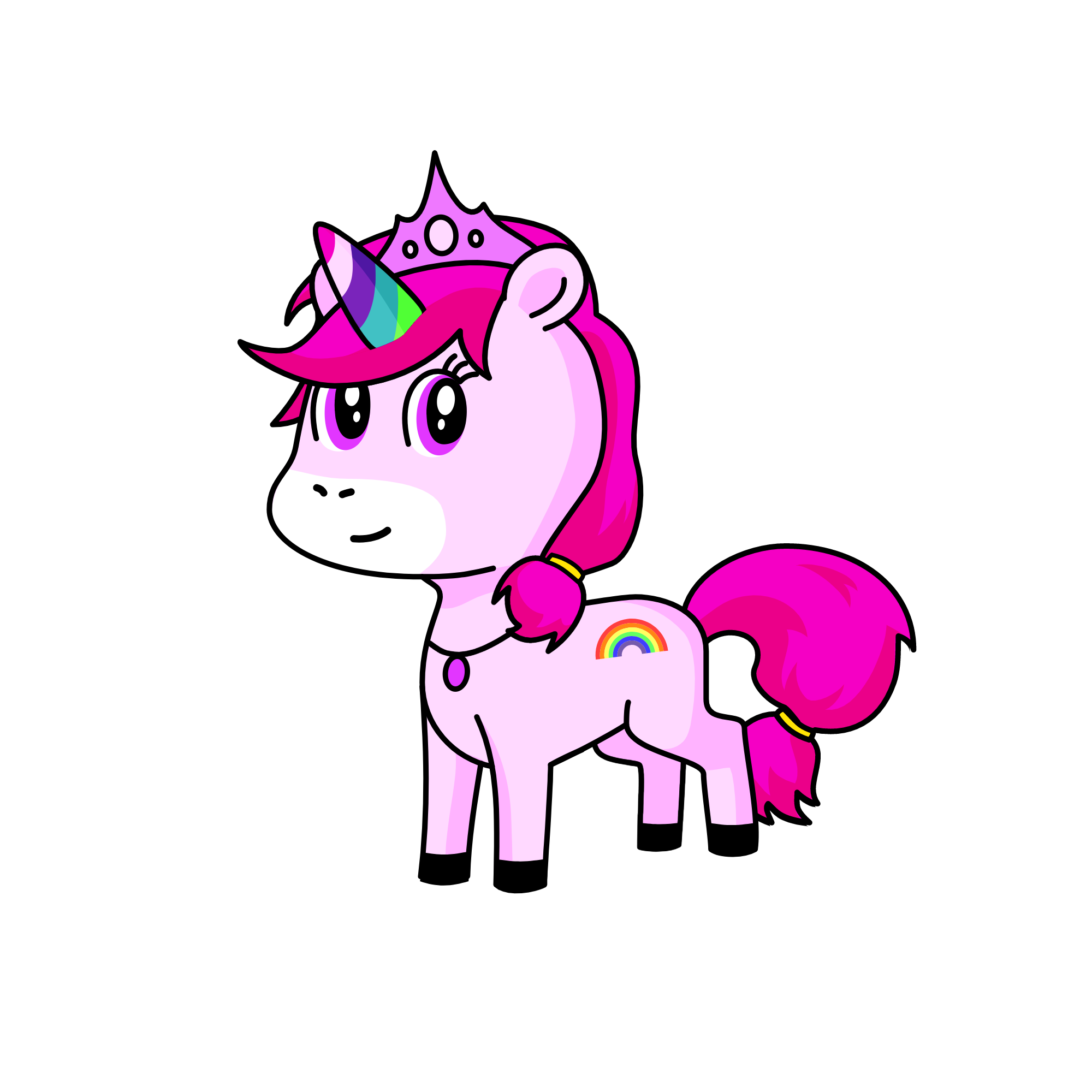 pinky, the unicorn