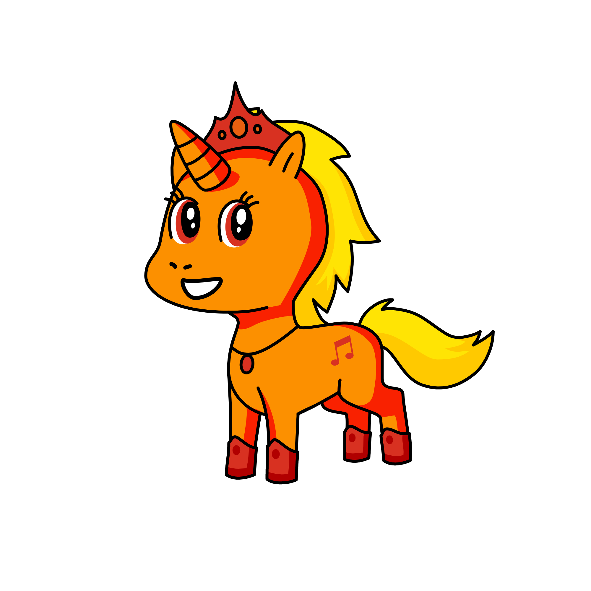 sun's new child, the unicorn