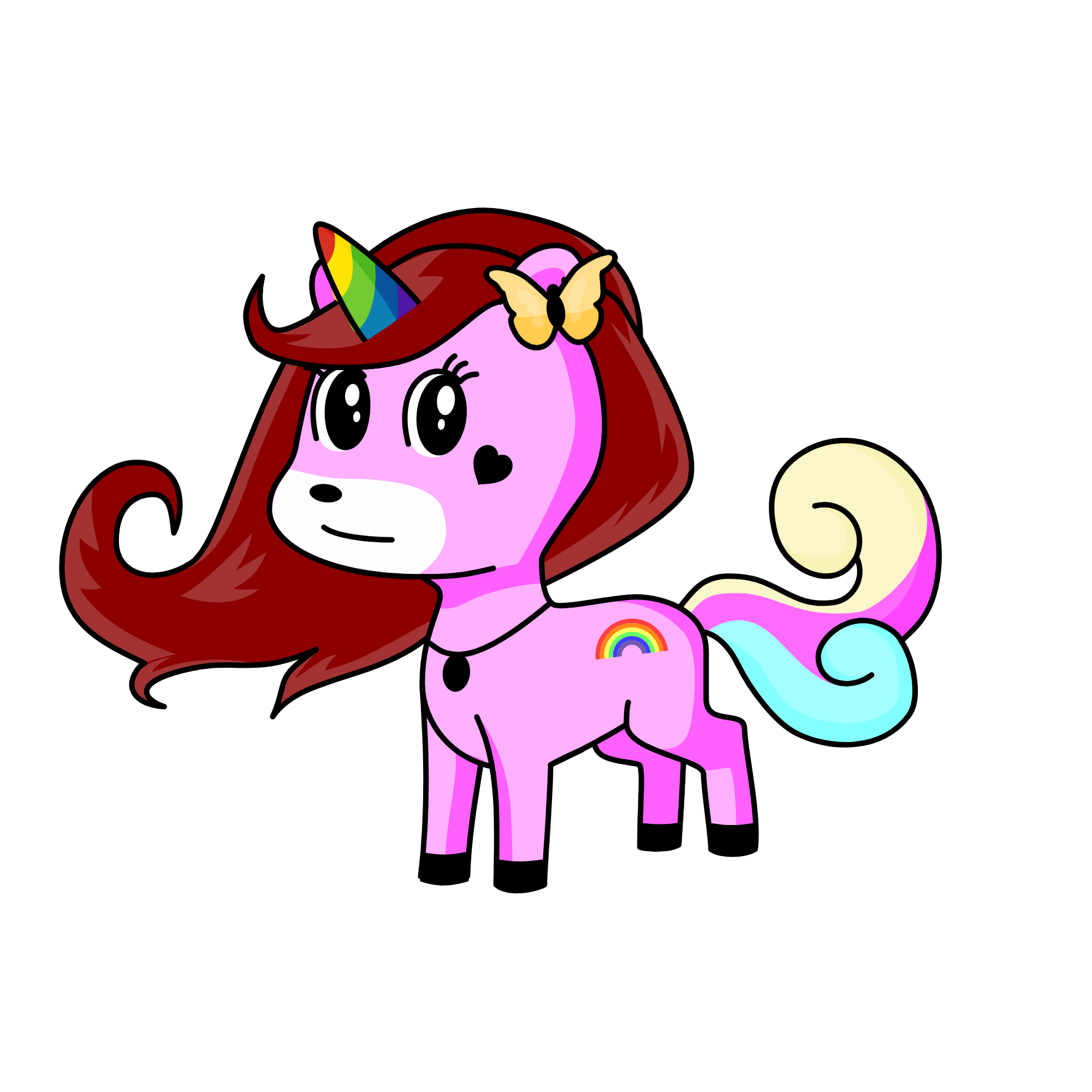 nose, the unicorn