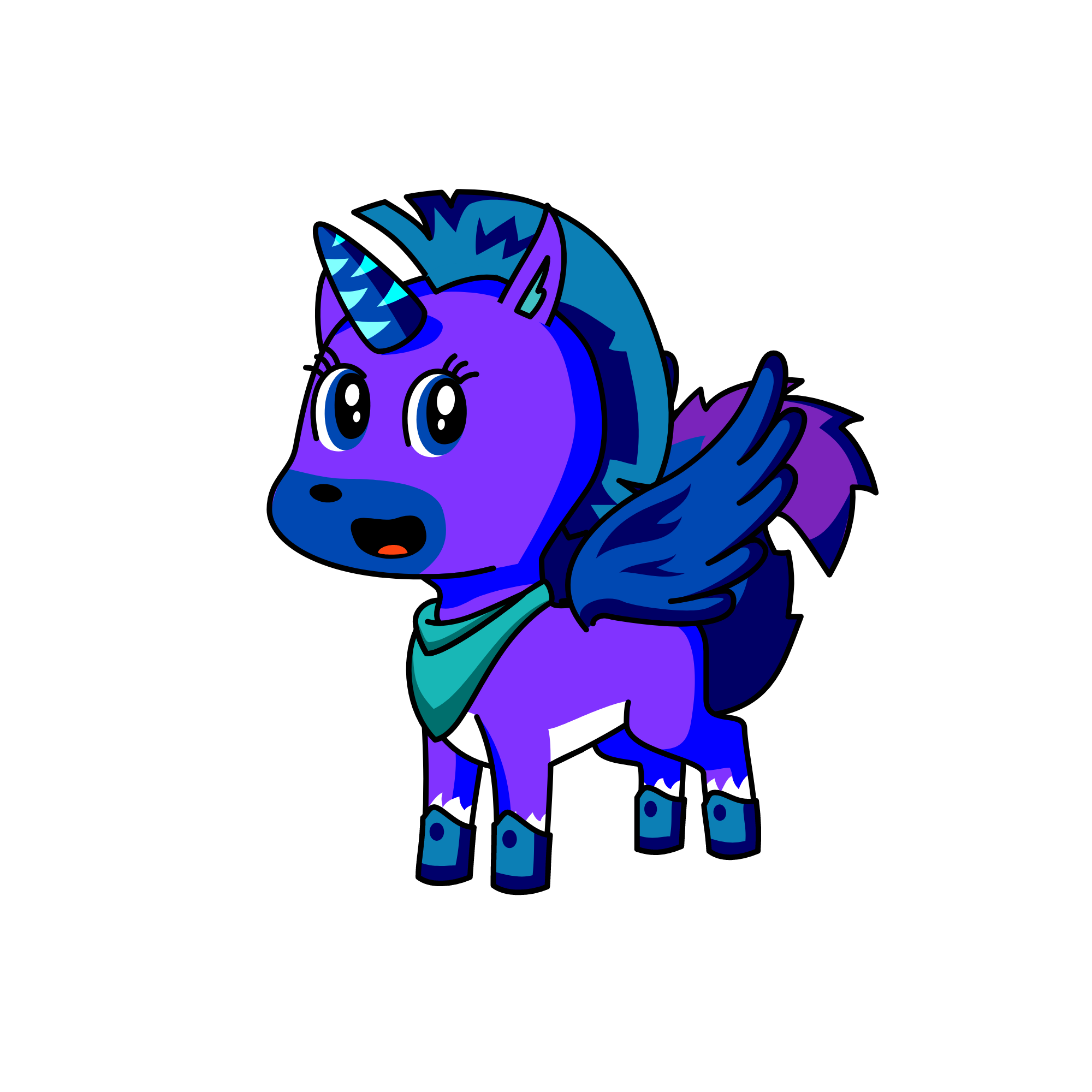 Мальчик Тамагочи, the unicorn