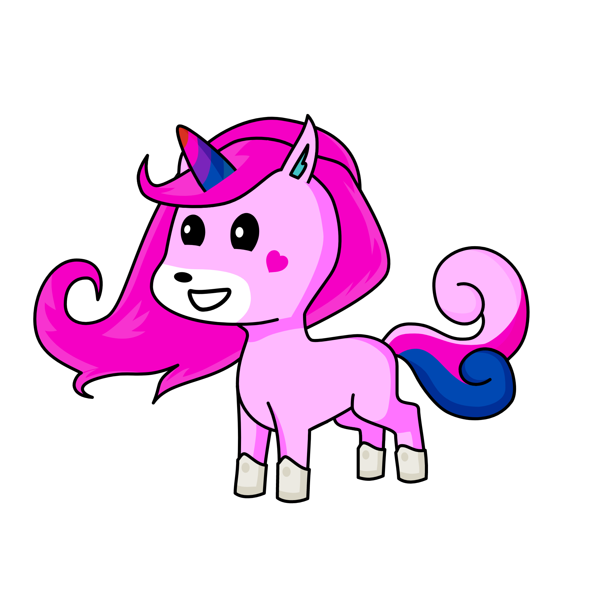 pinke, the unicorn