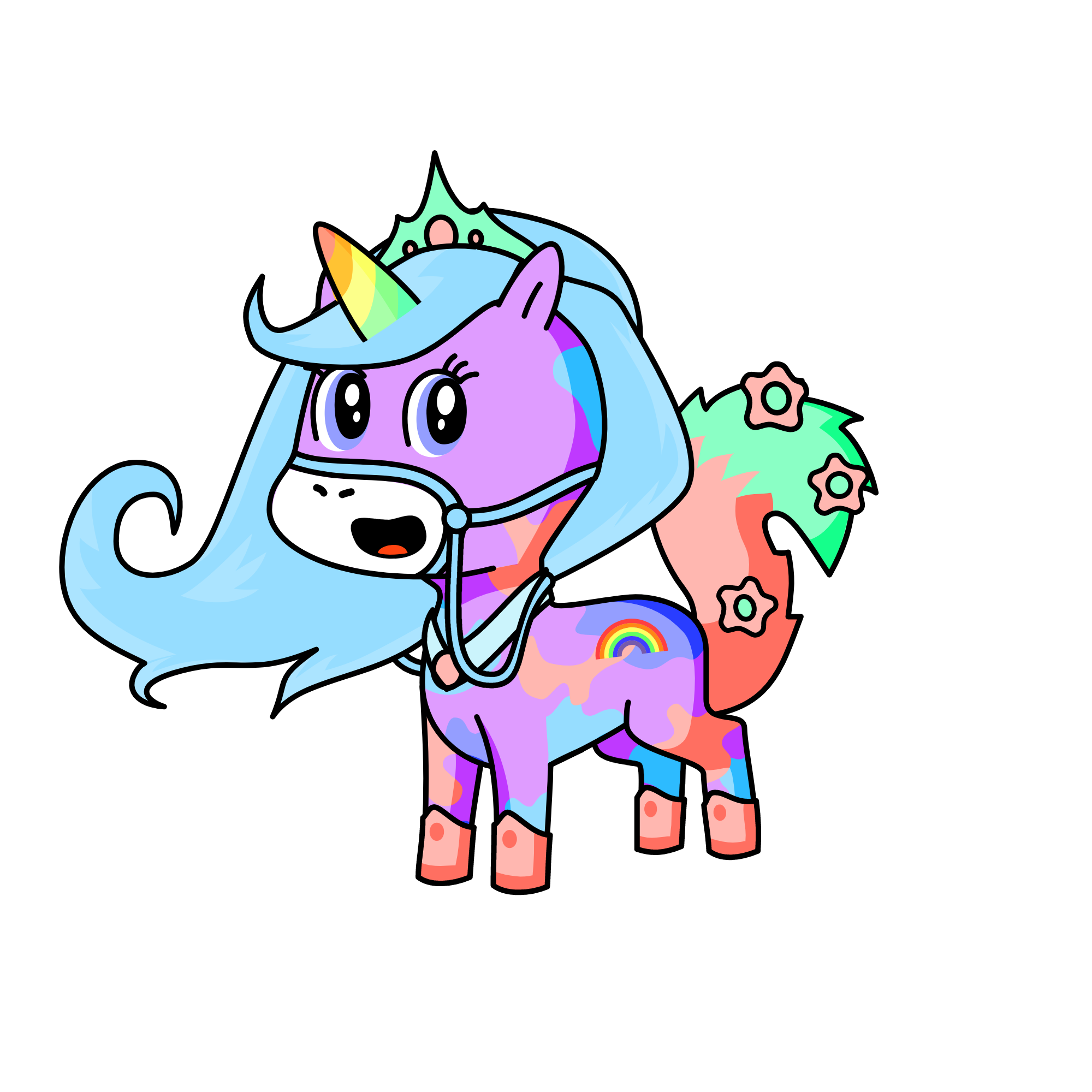 rainbow, the unicorn