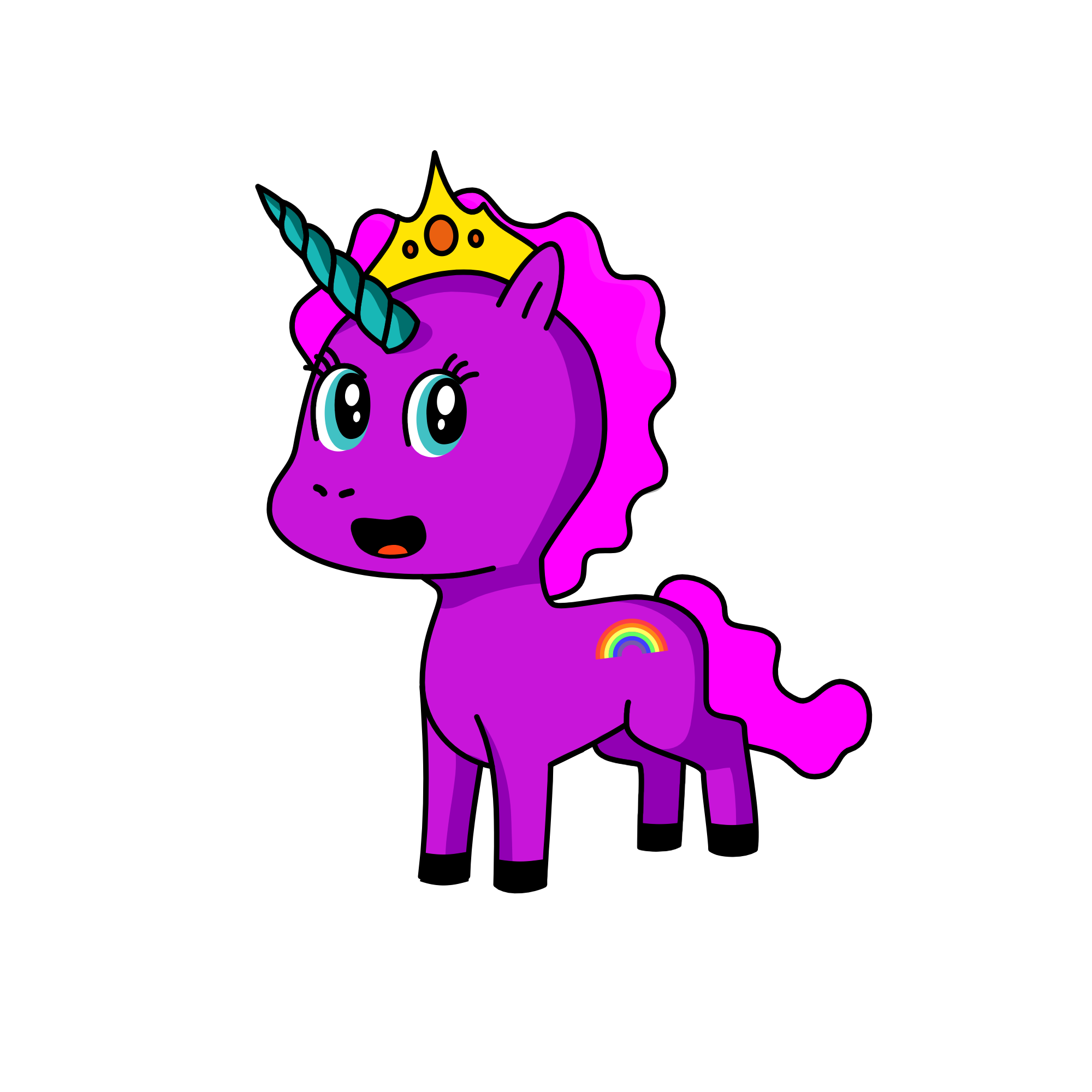 Pinky pie, the unicorn