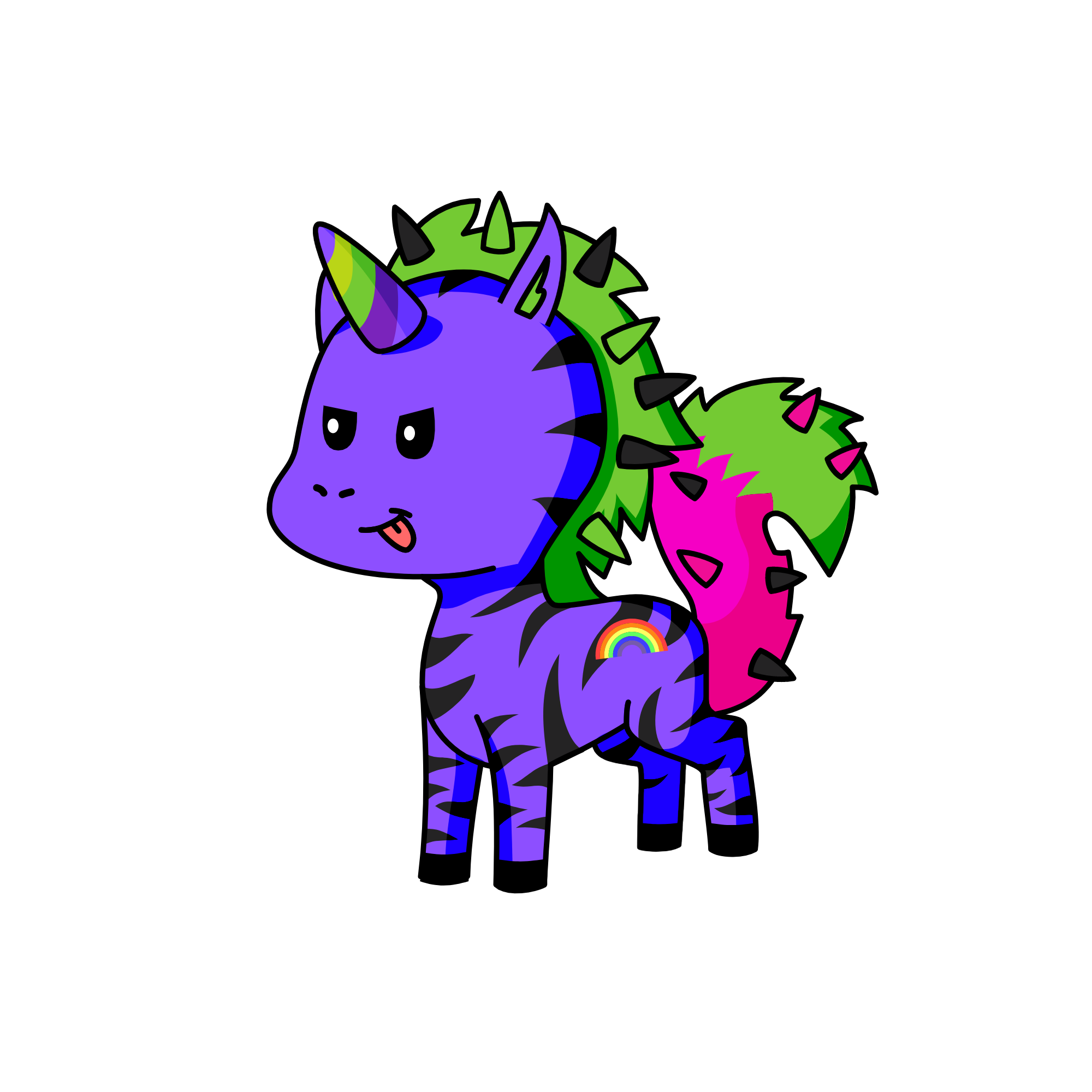 ☢️🌈 Radioactbow ✨⚡, the unicorn