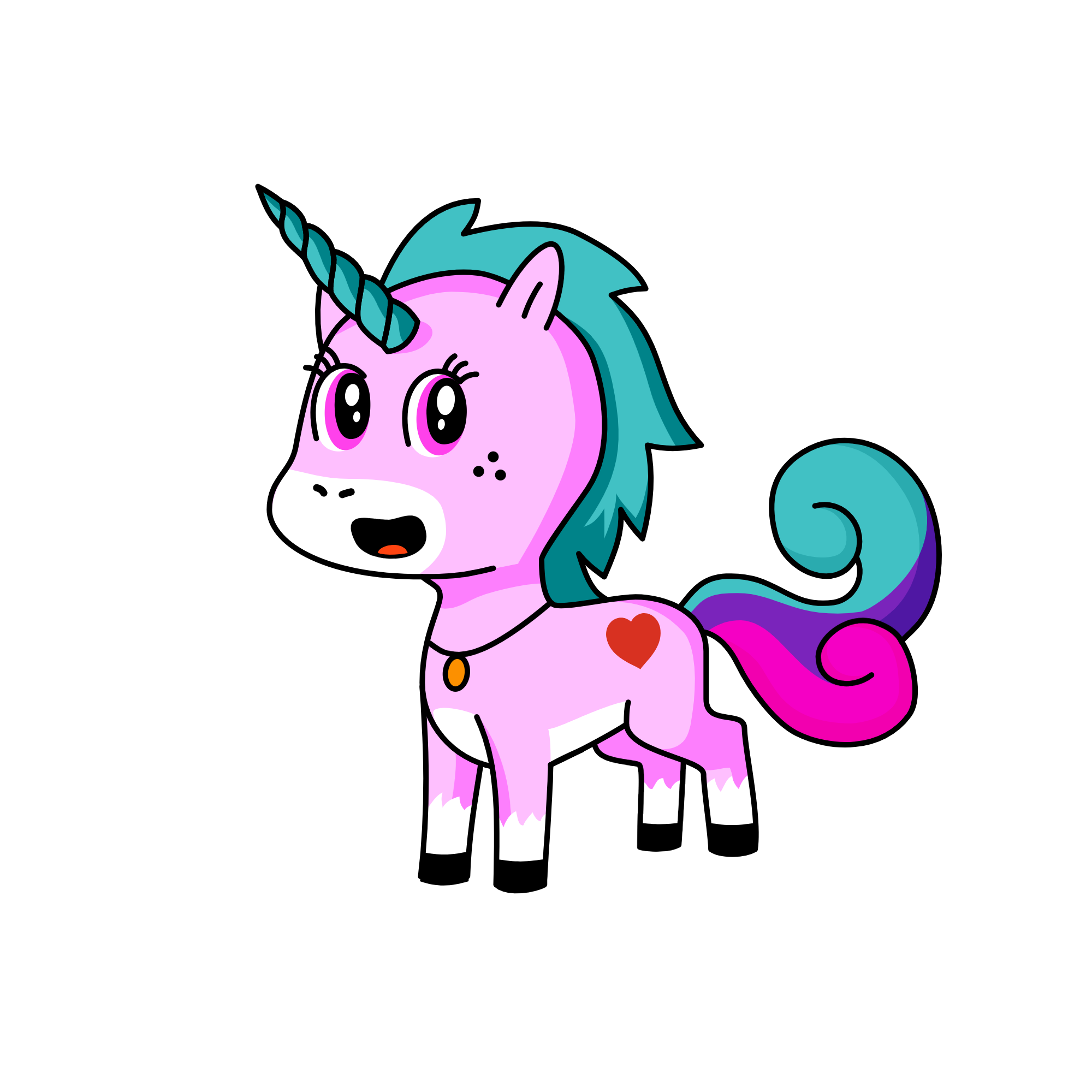 Ranbow, the unicorn