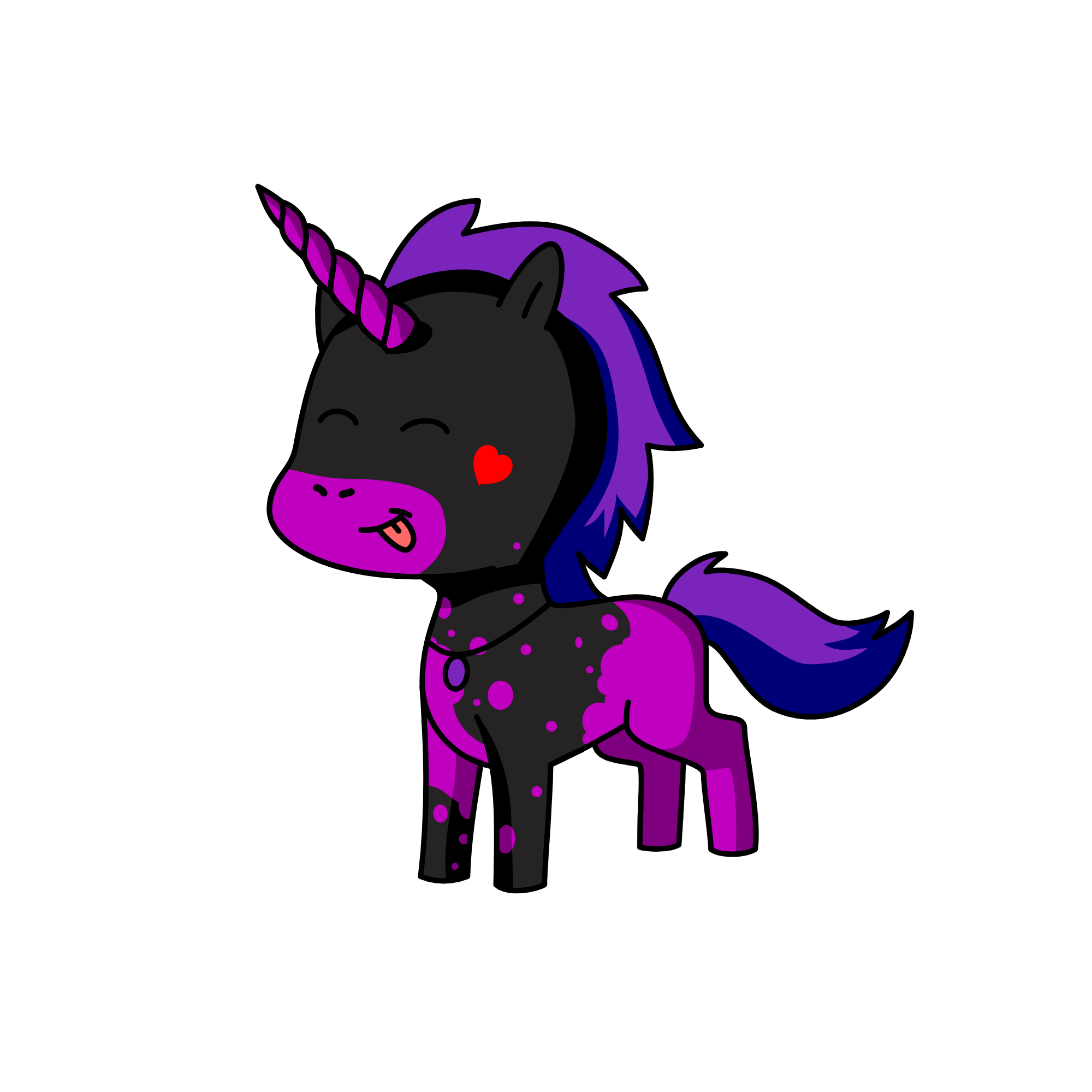 Endercorn, the unicorn
