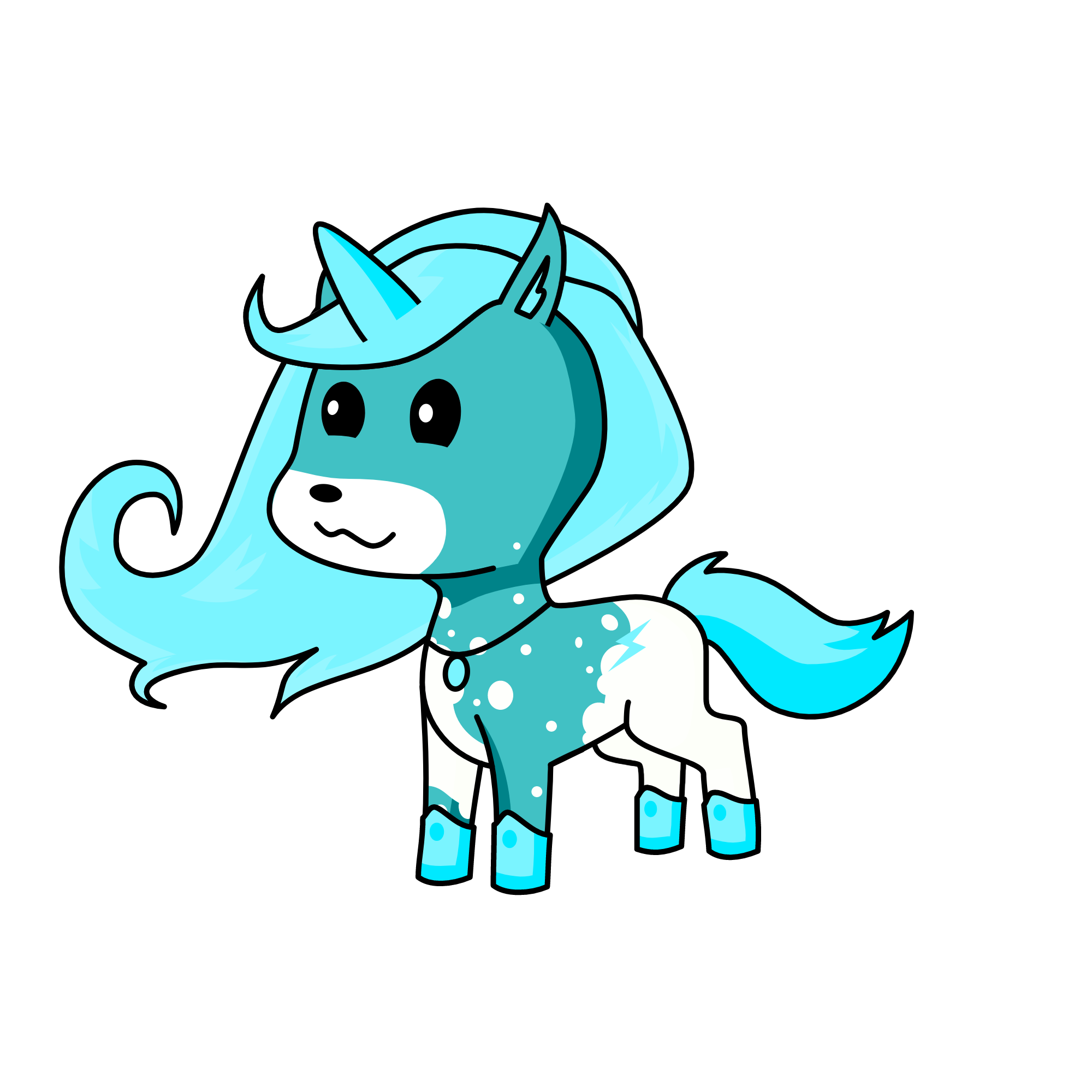 Sky, the unicorn