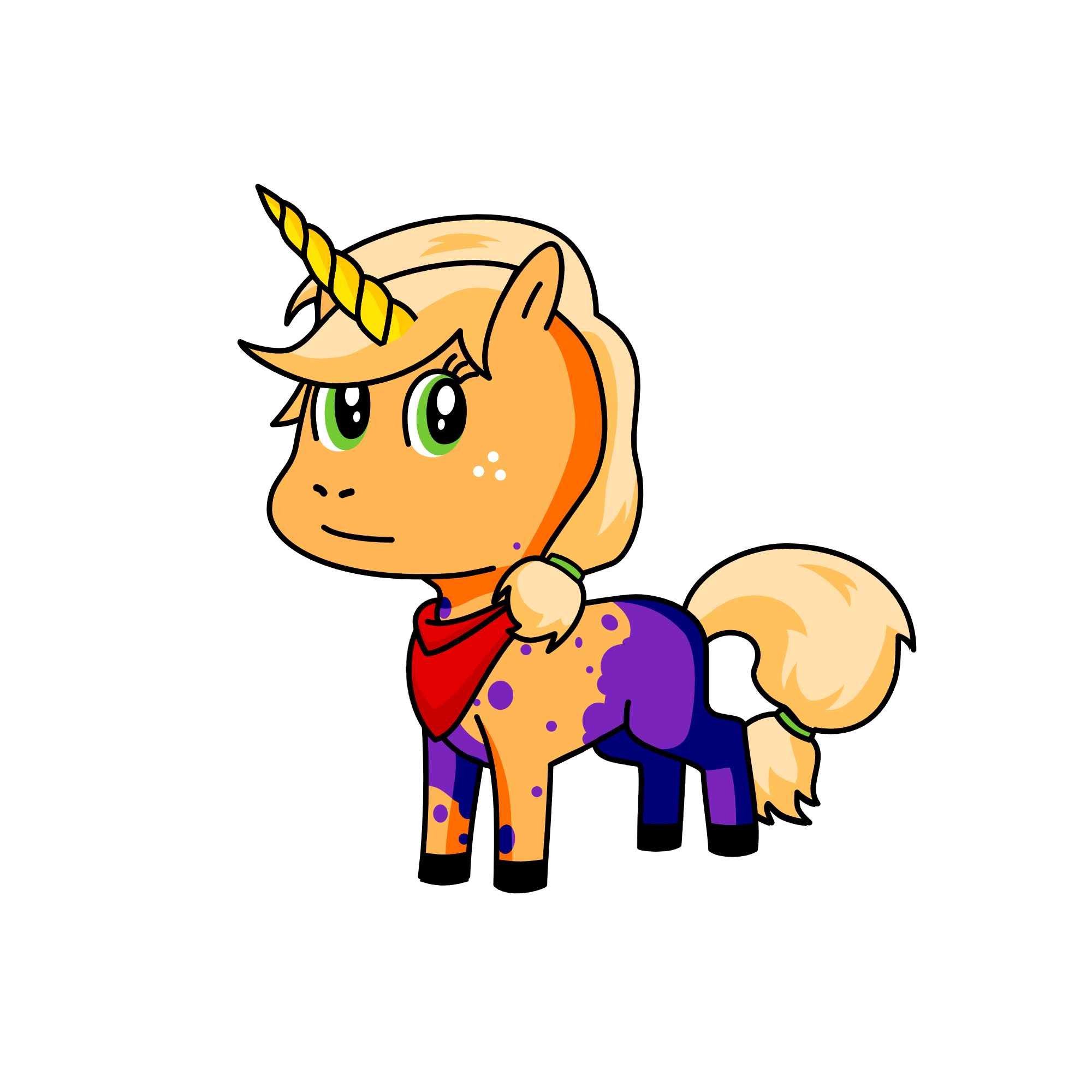 applejack, the unicorn