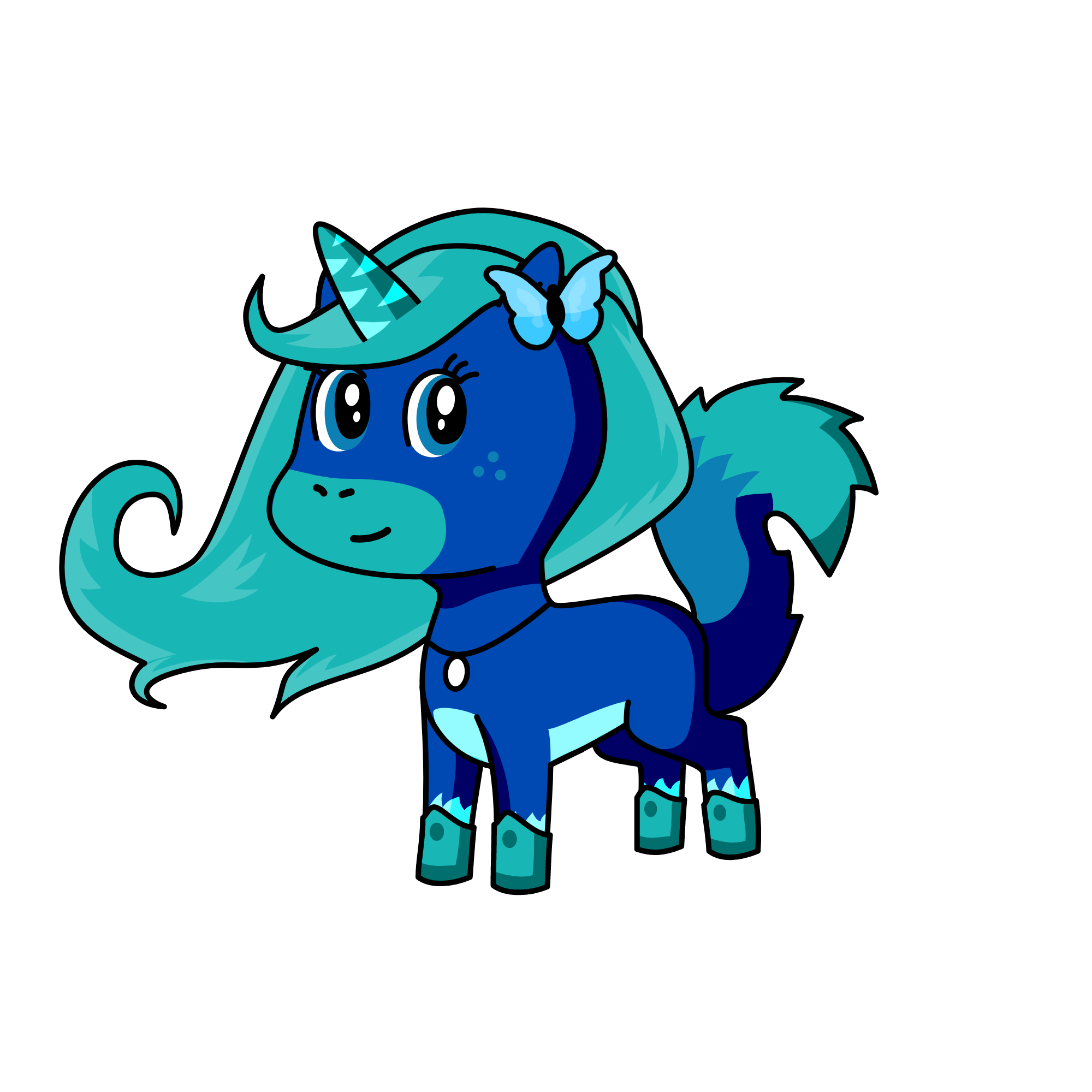 Icy, the unicorn