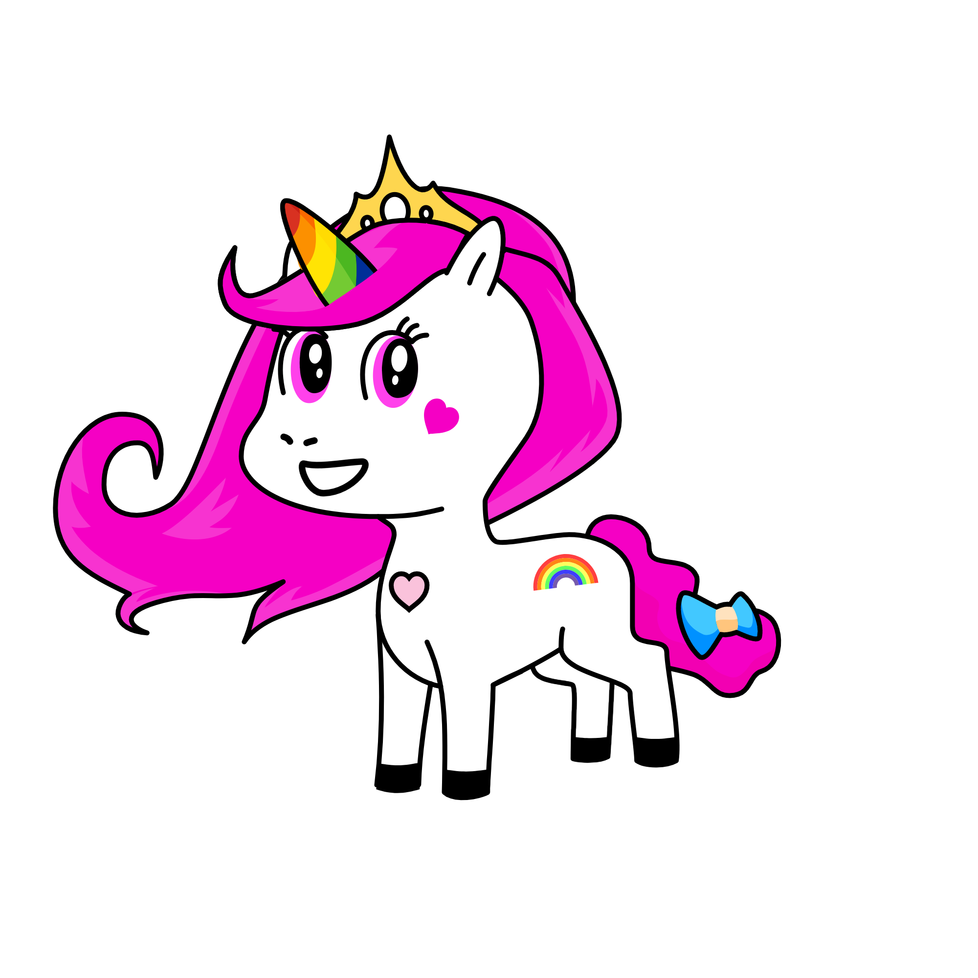Crystal, the unicorn