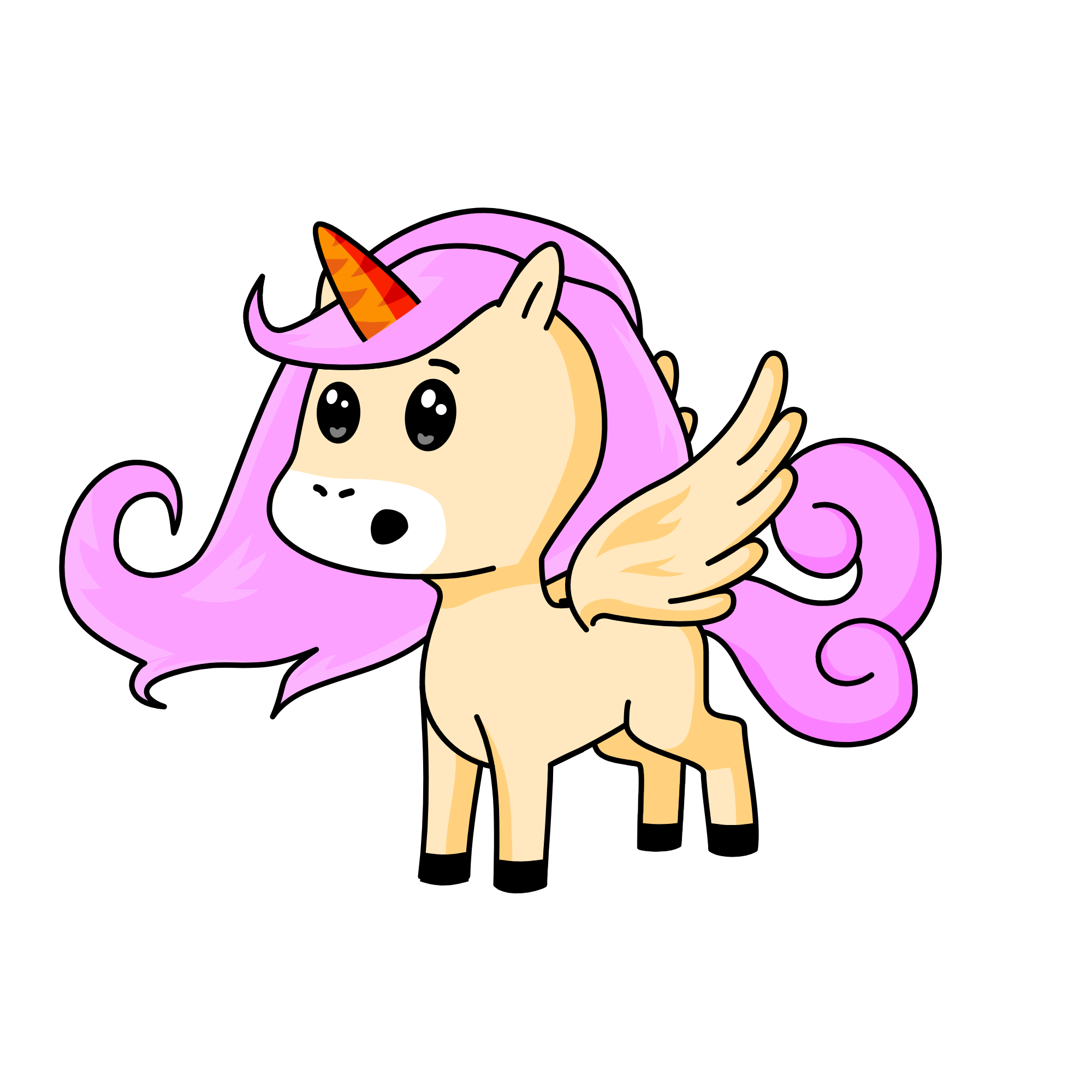 Fluttershy, the unicorn