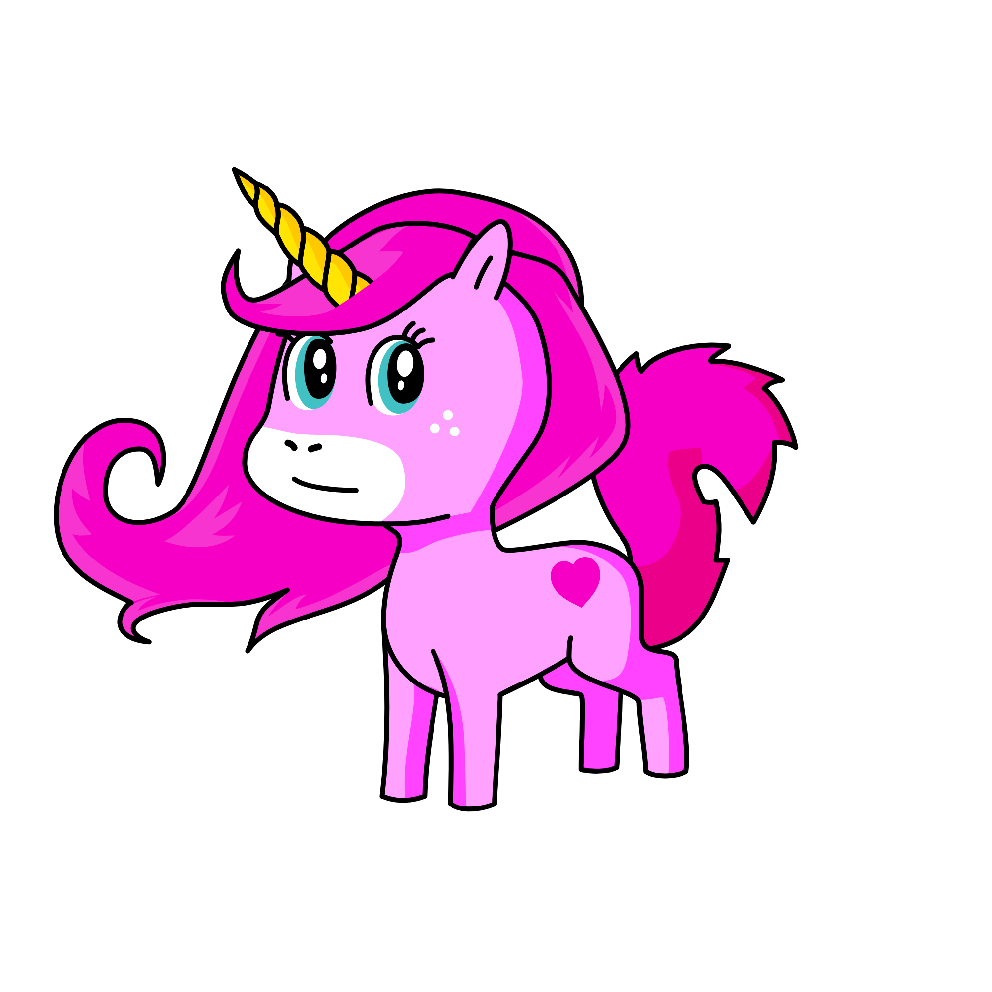 pinkie pie, the unicorn