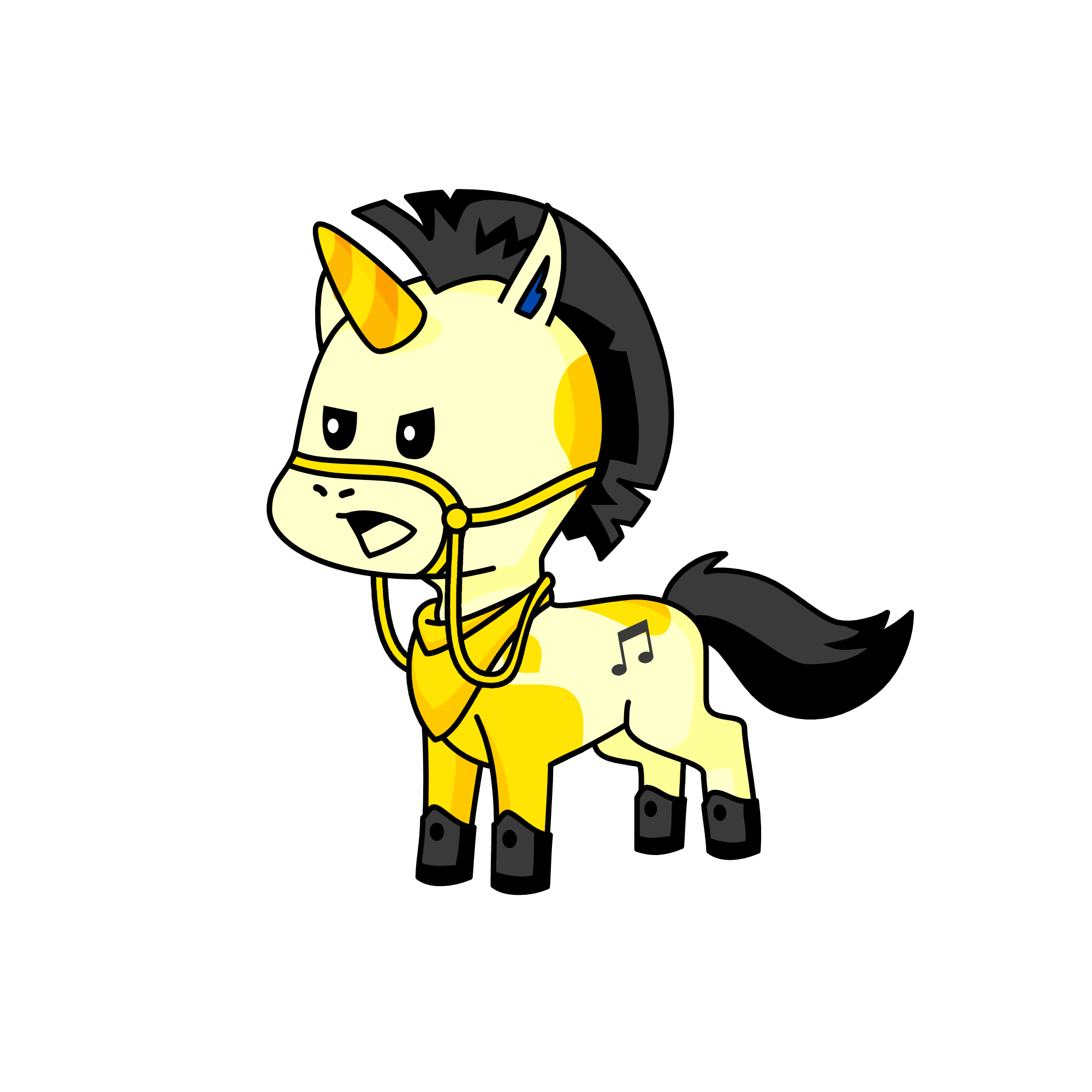 Freddie Mercery as a younicorn, the unicorn
