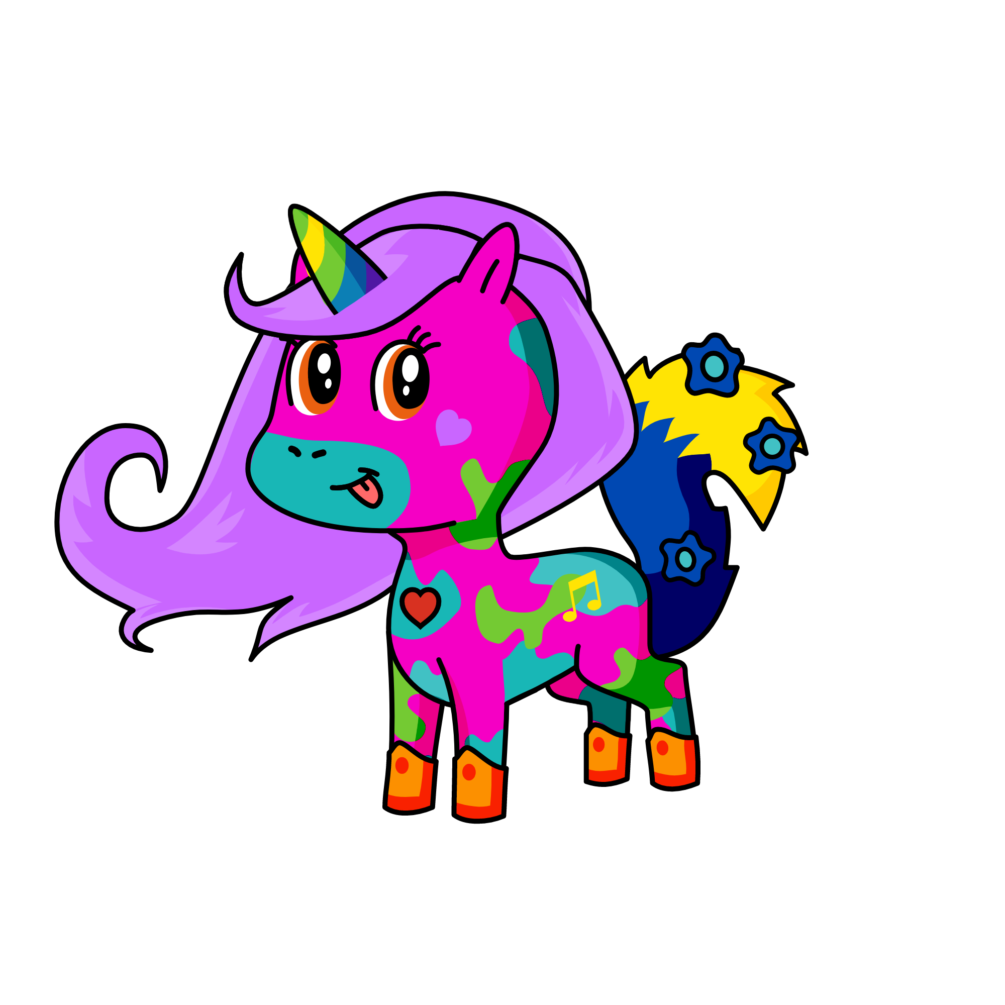 praisea, the unicorn