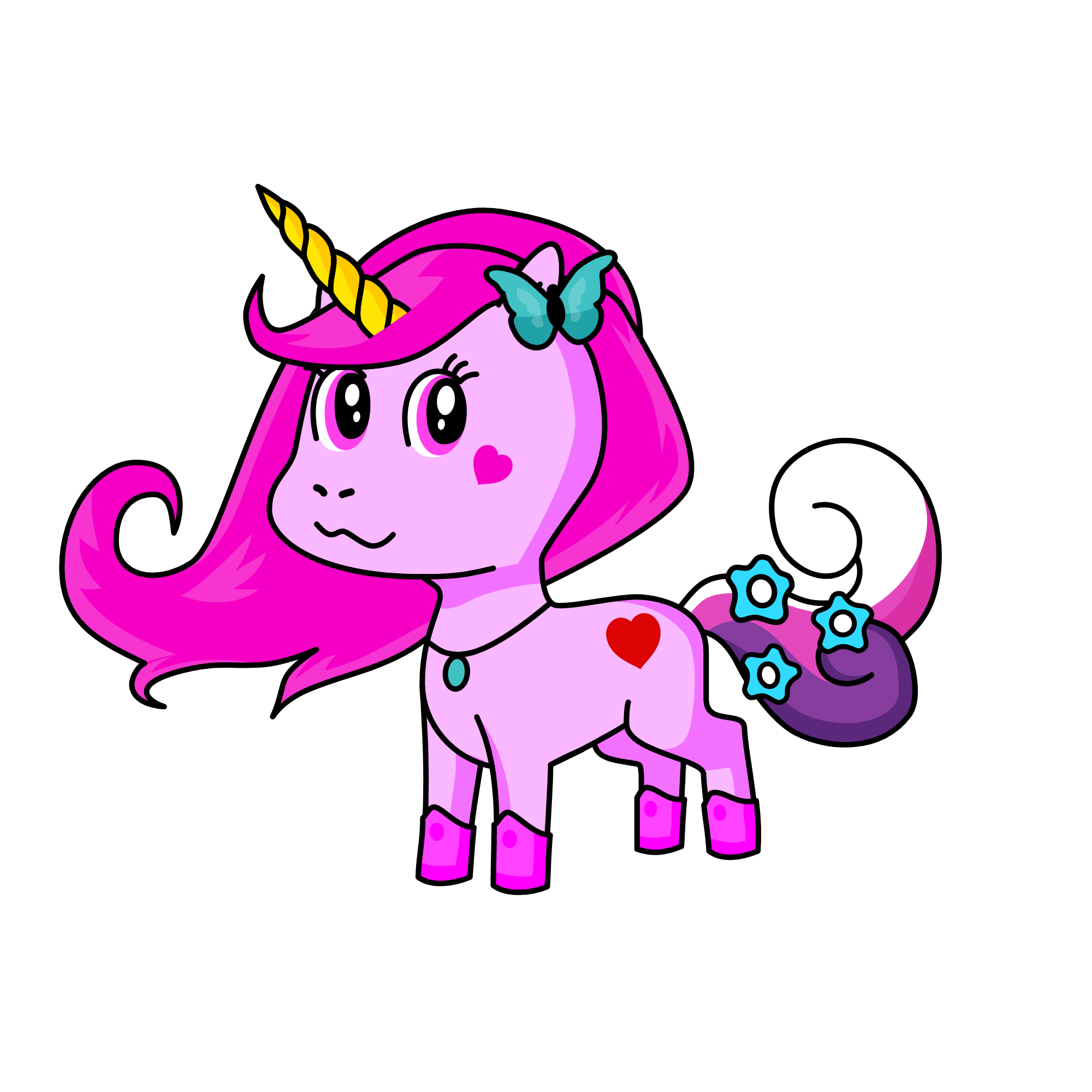 Princesspinky, the unicorn