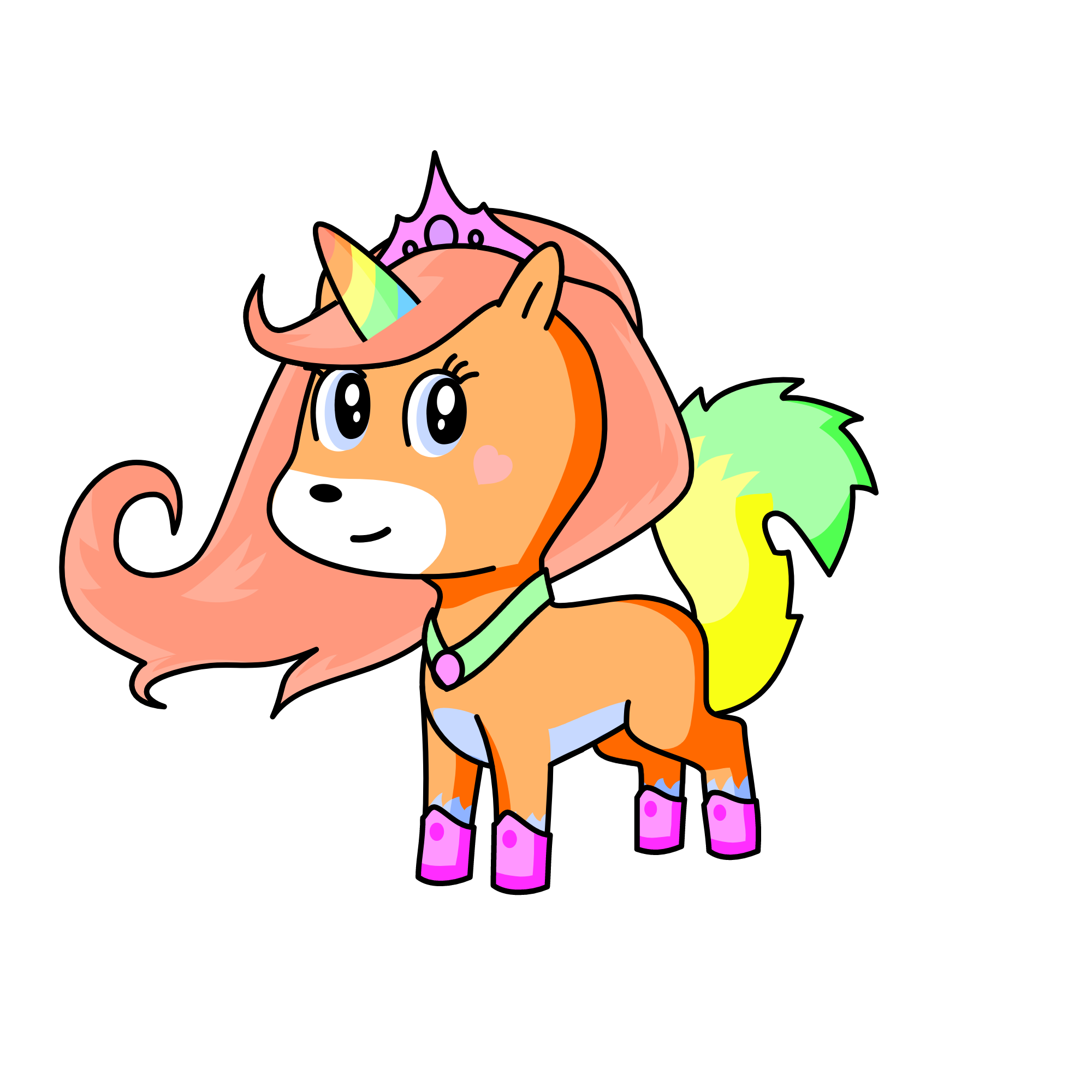 pinky, the unicorn