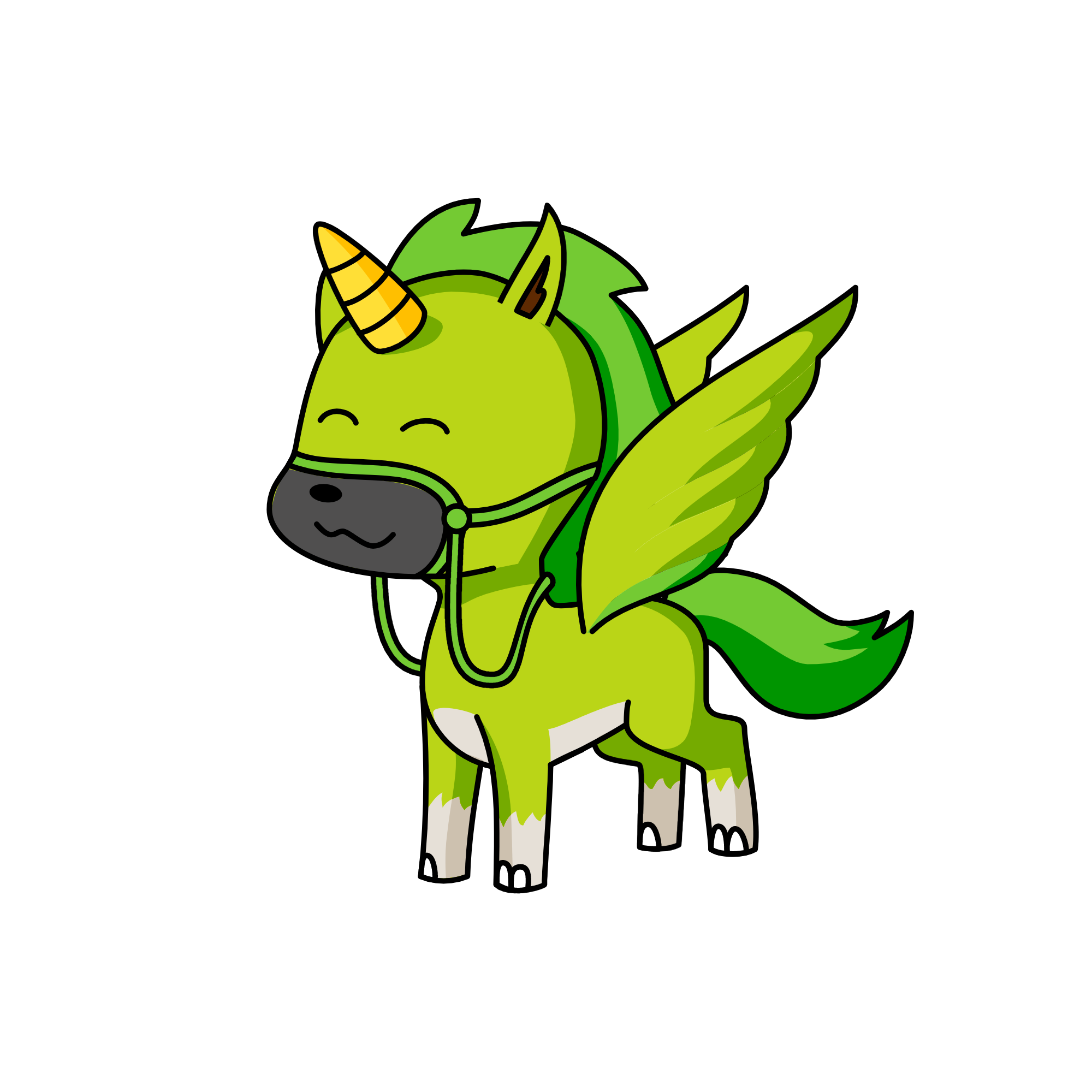 mr.leafy, the unicorn