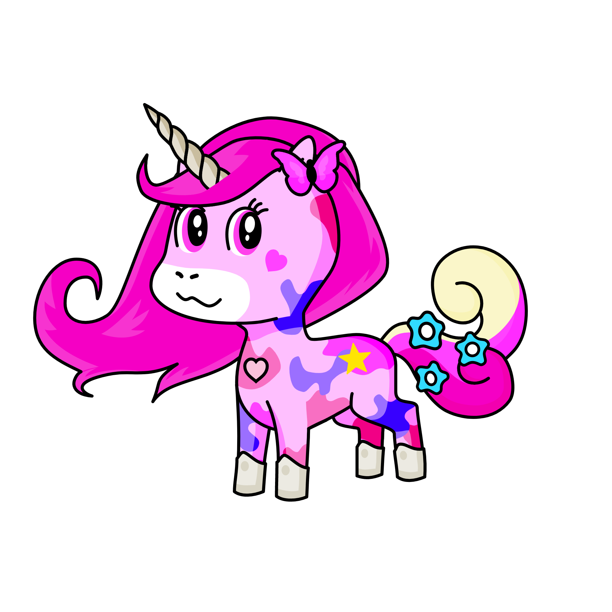 Princesspinky, the unicorn