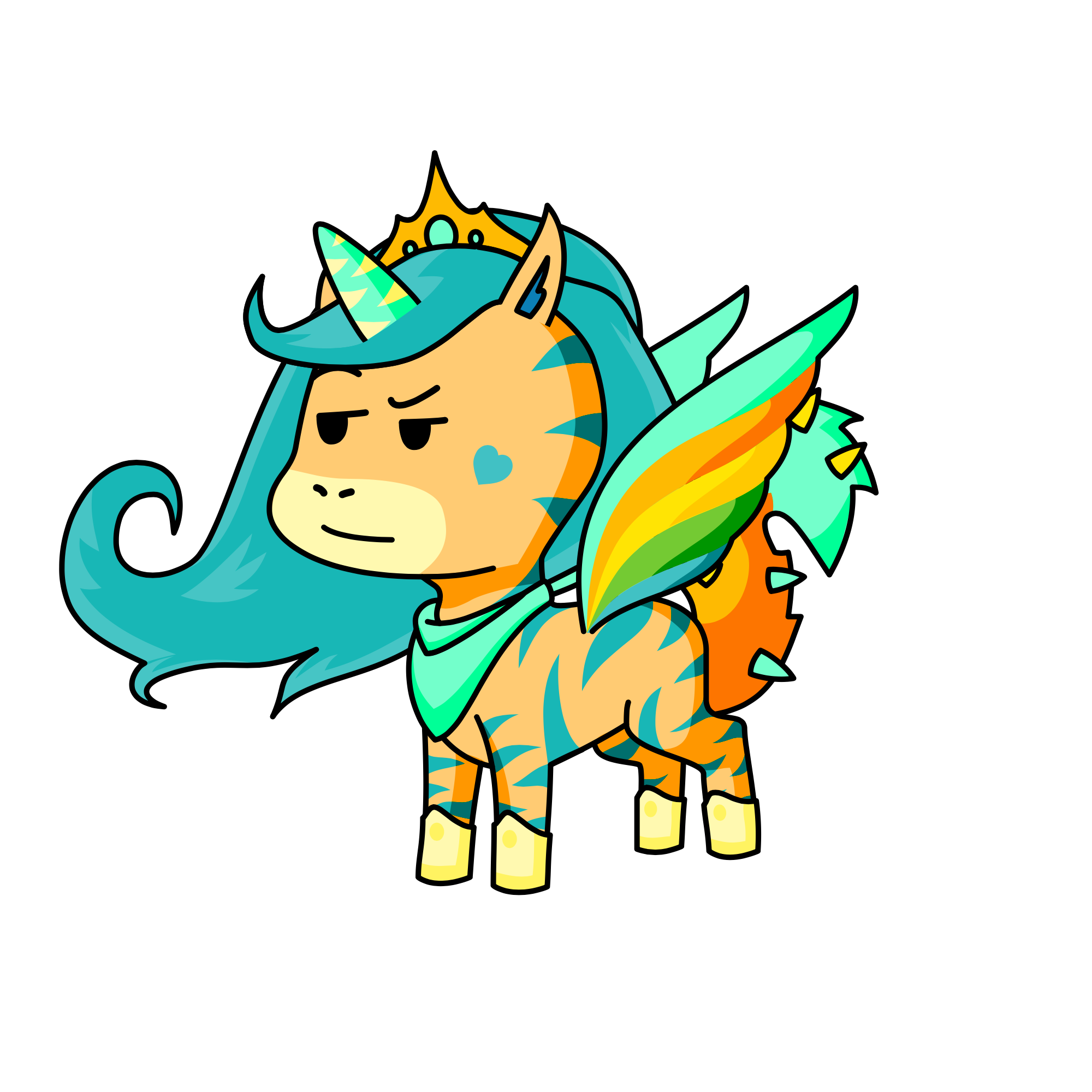 Mango, the unicorn