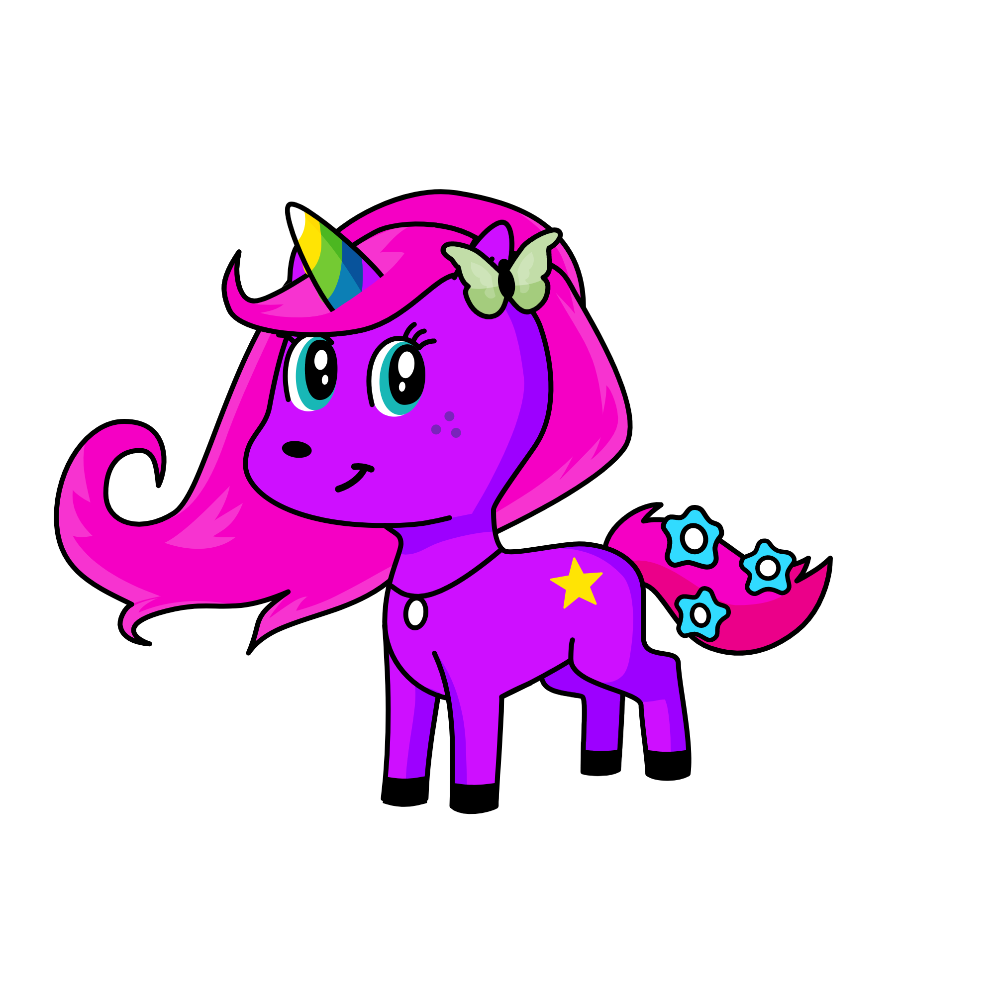 Cutie, the unicorn