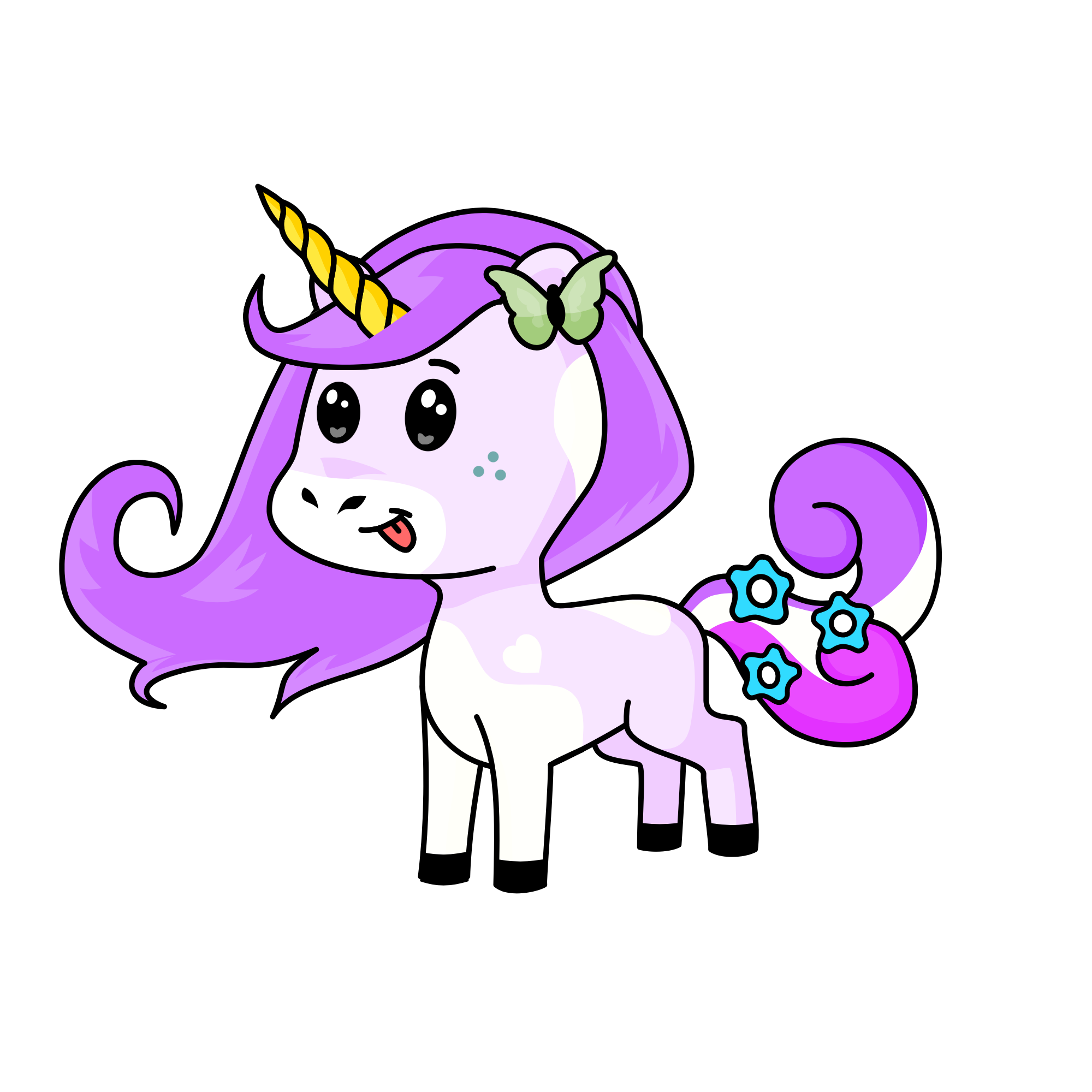 Lilac, the unicorn