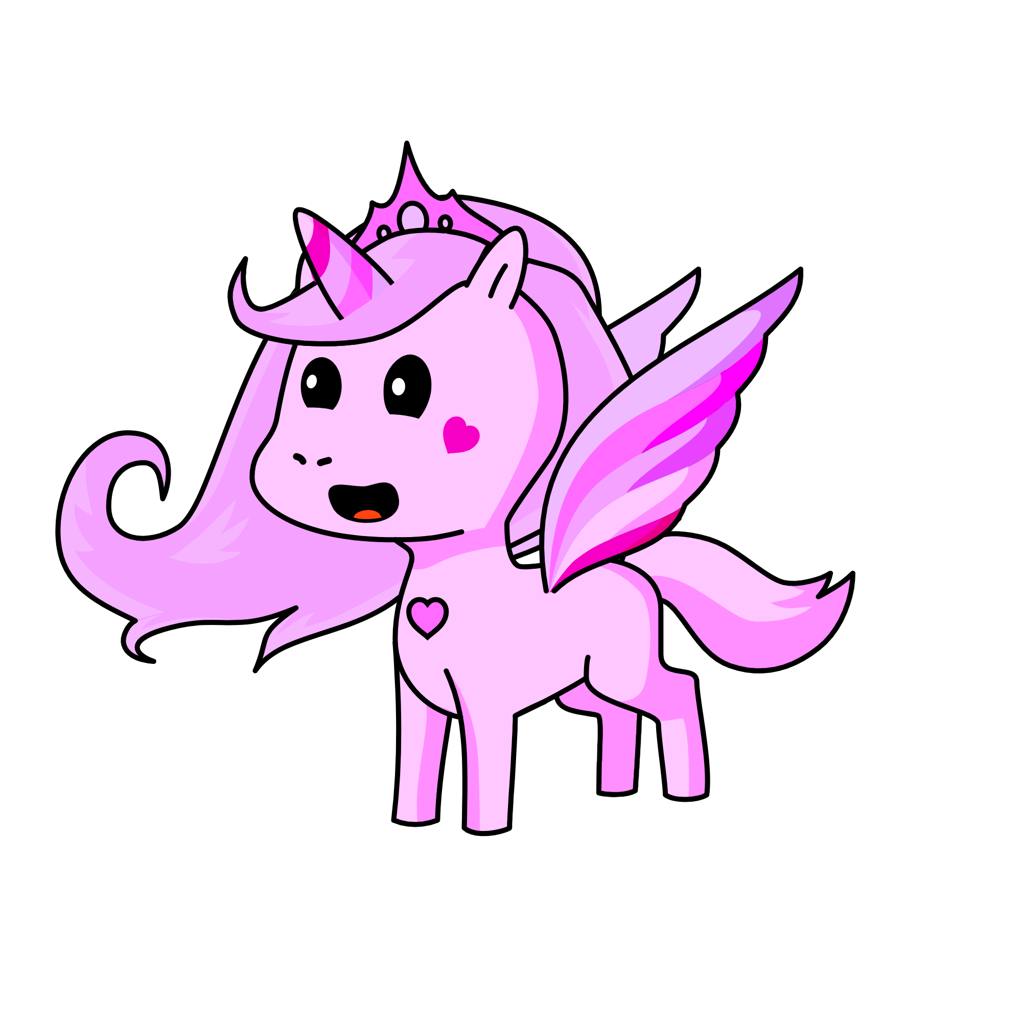 Paris Pink, the unicorn