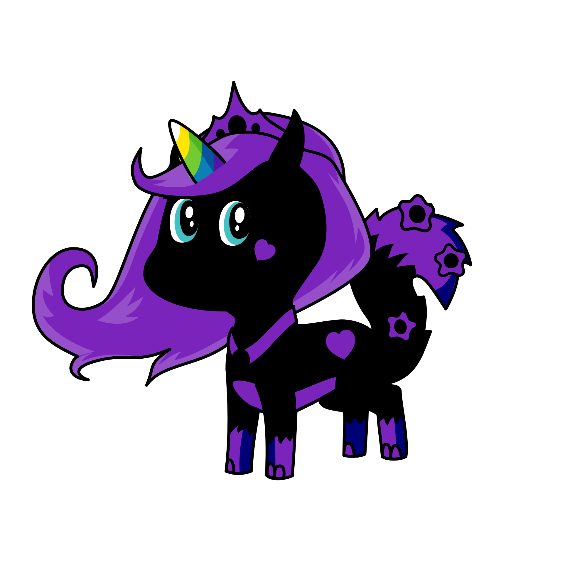 dark, the unicorn
