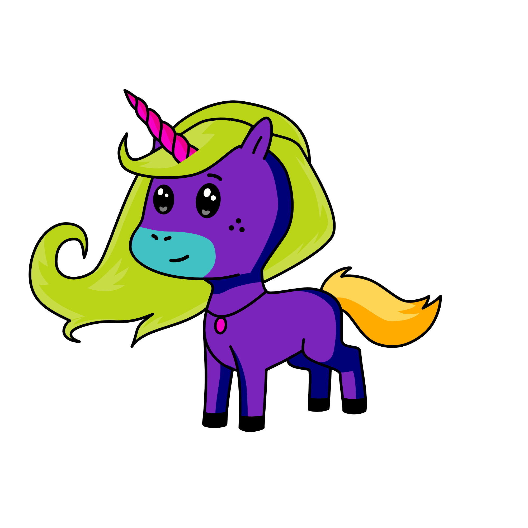 Mya, the unicorn