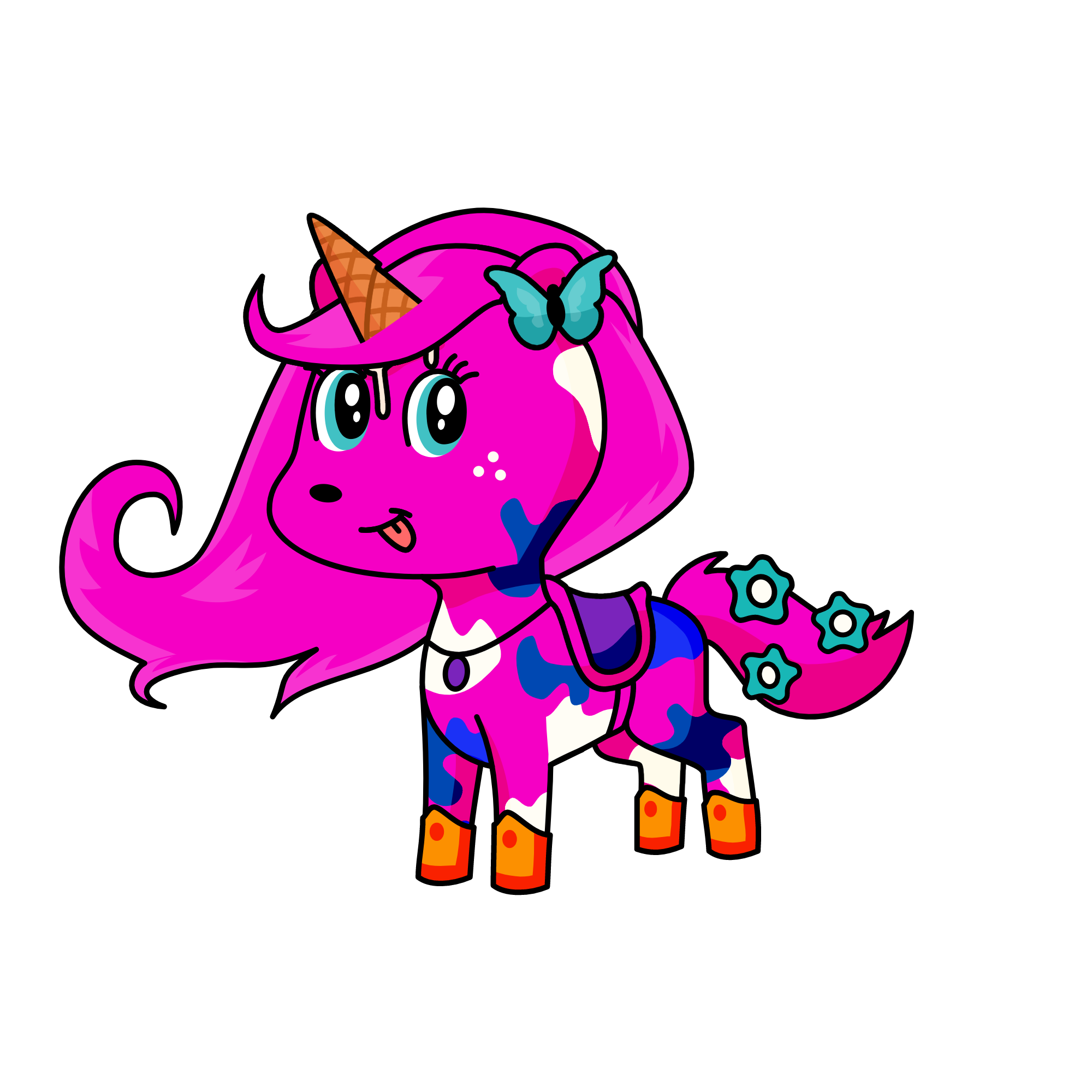 Miny Lolbit/I love Ice Cream, the unicorn