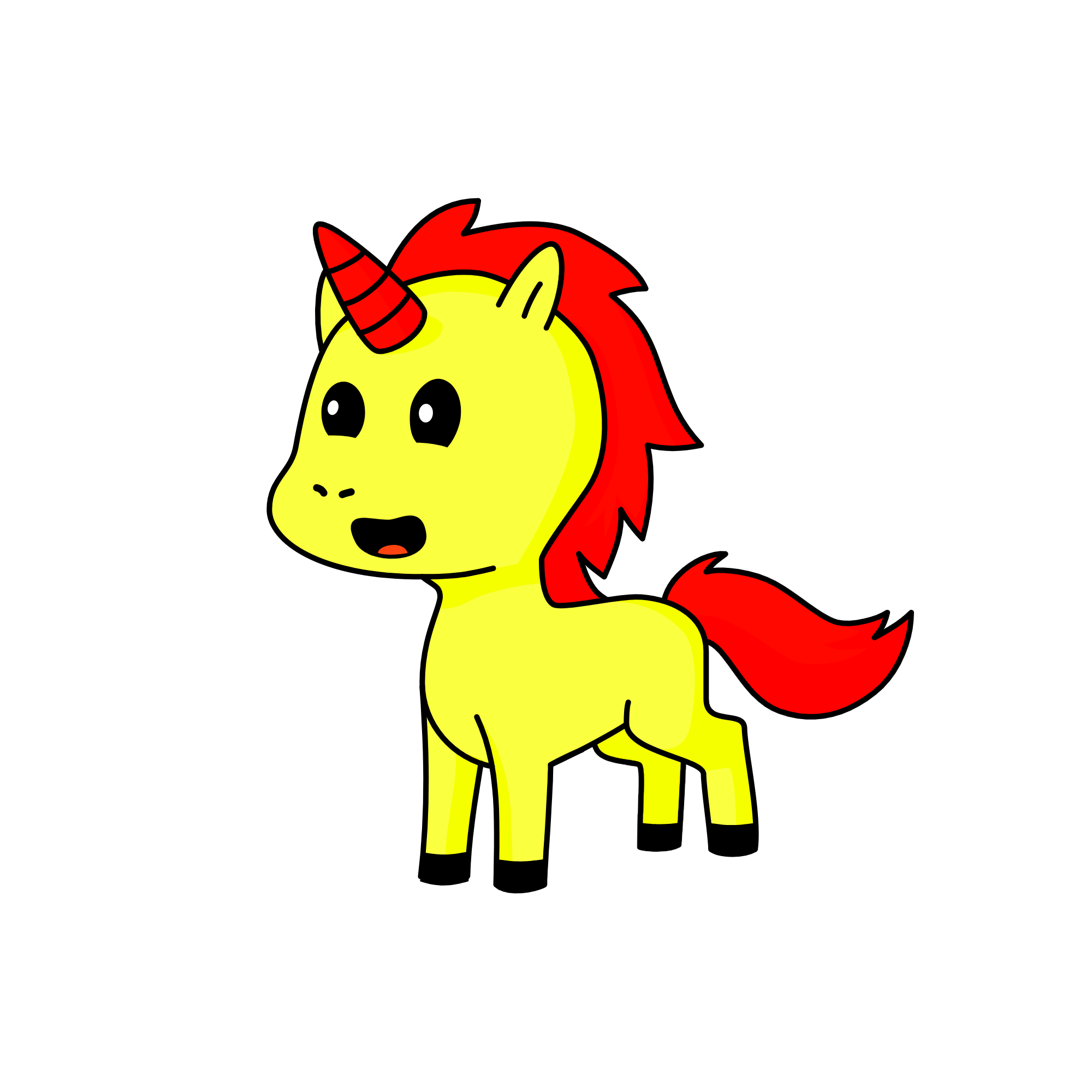 Sun, the unicorn