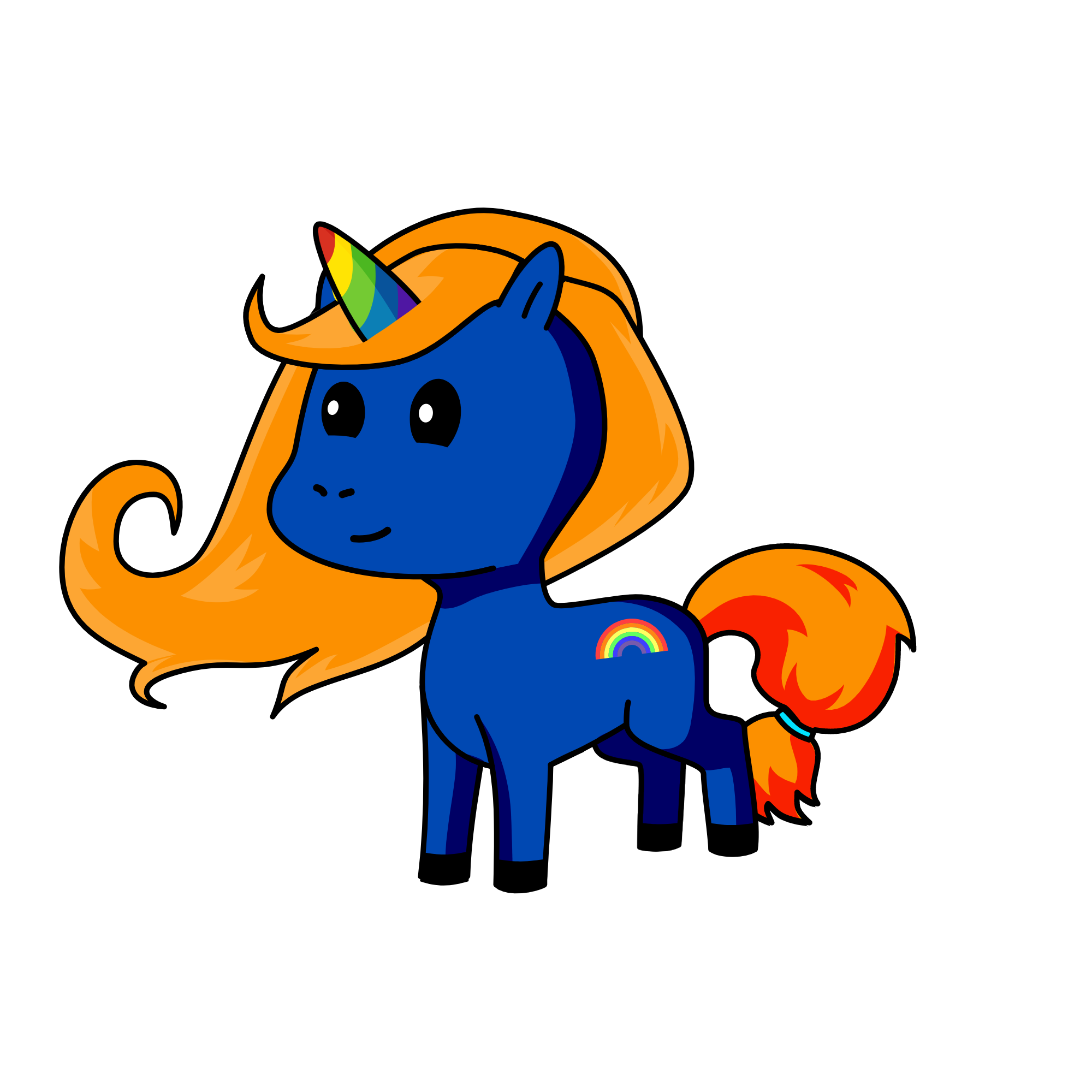 Rainbowcake ( unicornfriend ) , the unicorn