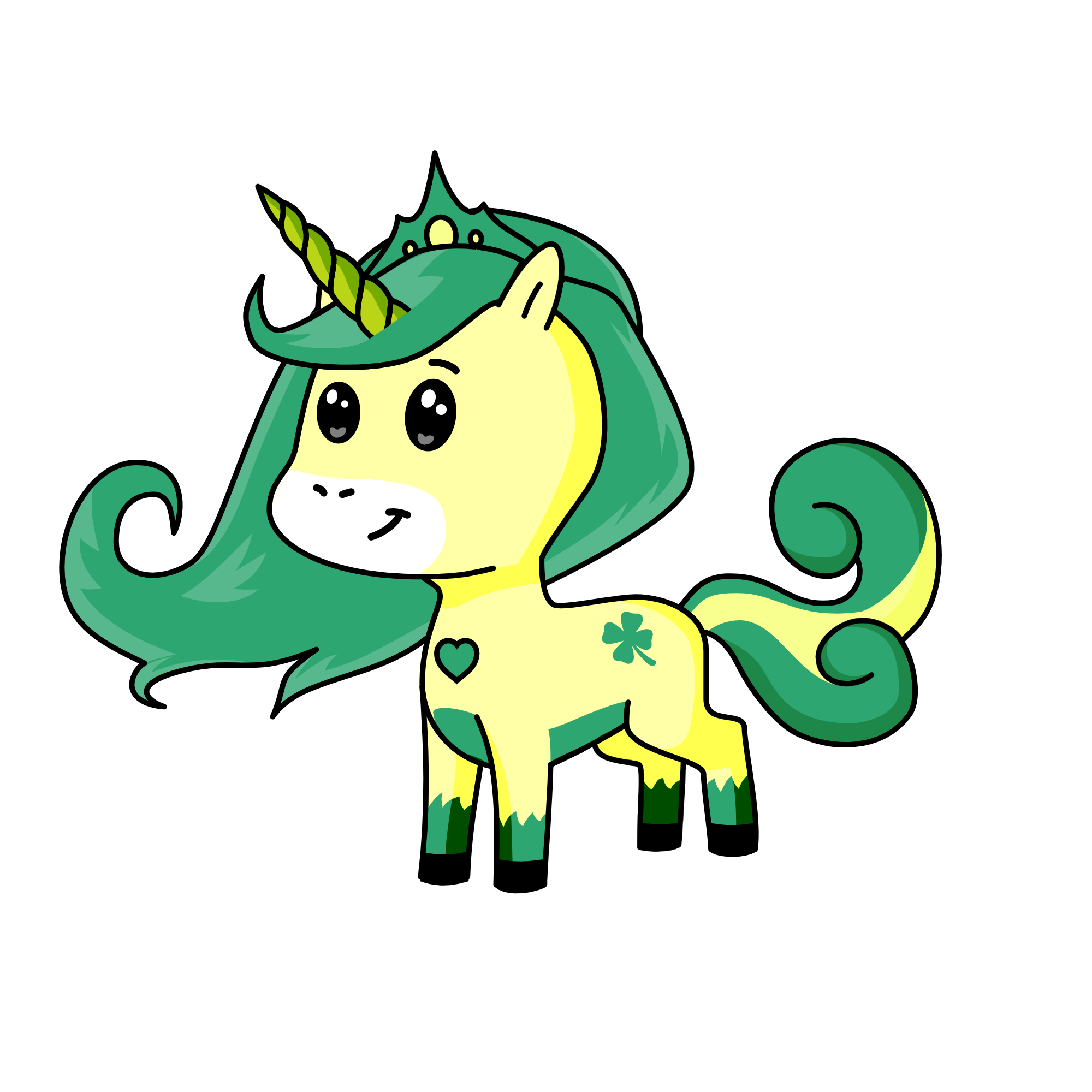 Queen Jungle, the unicorn