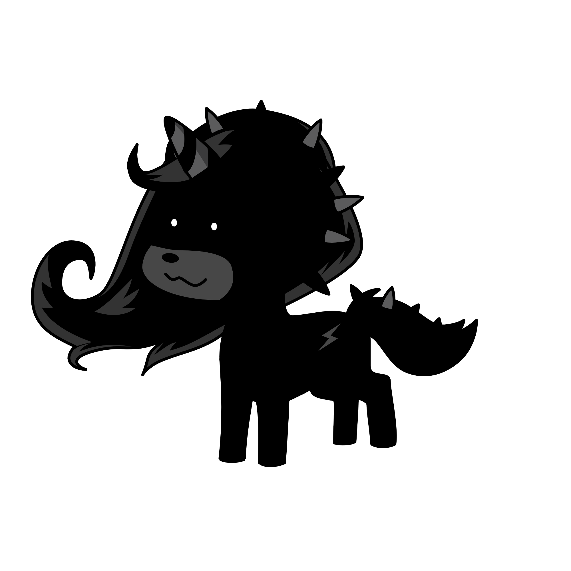 Dark Fire, the unicorn
