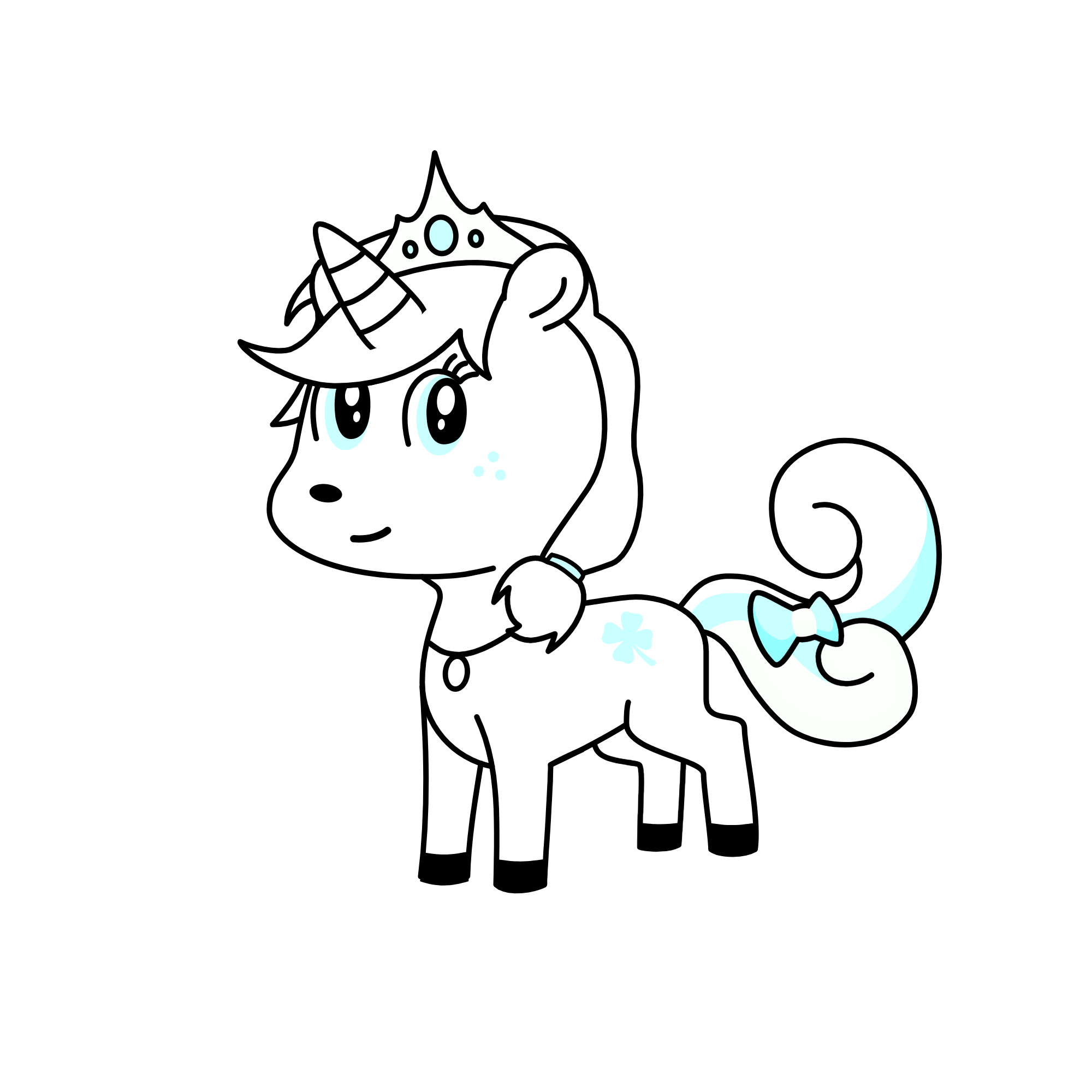 Poley, the unicorn