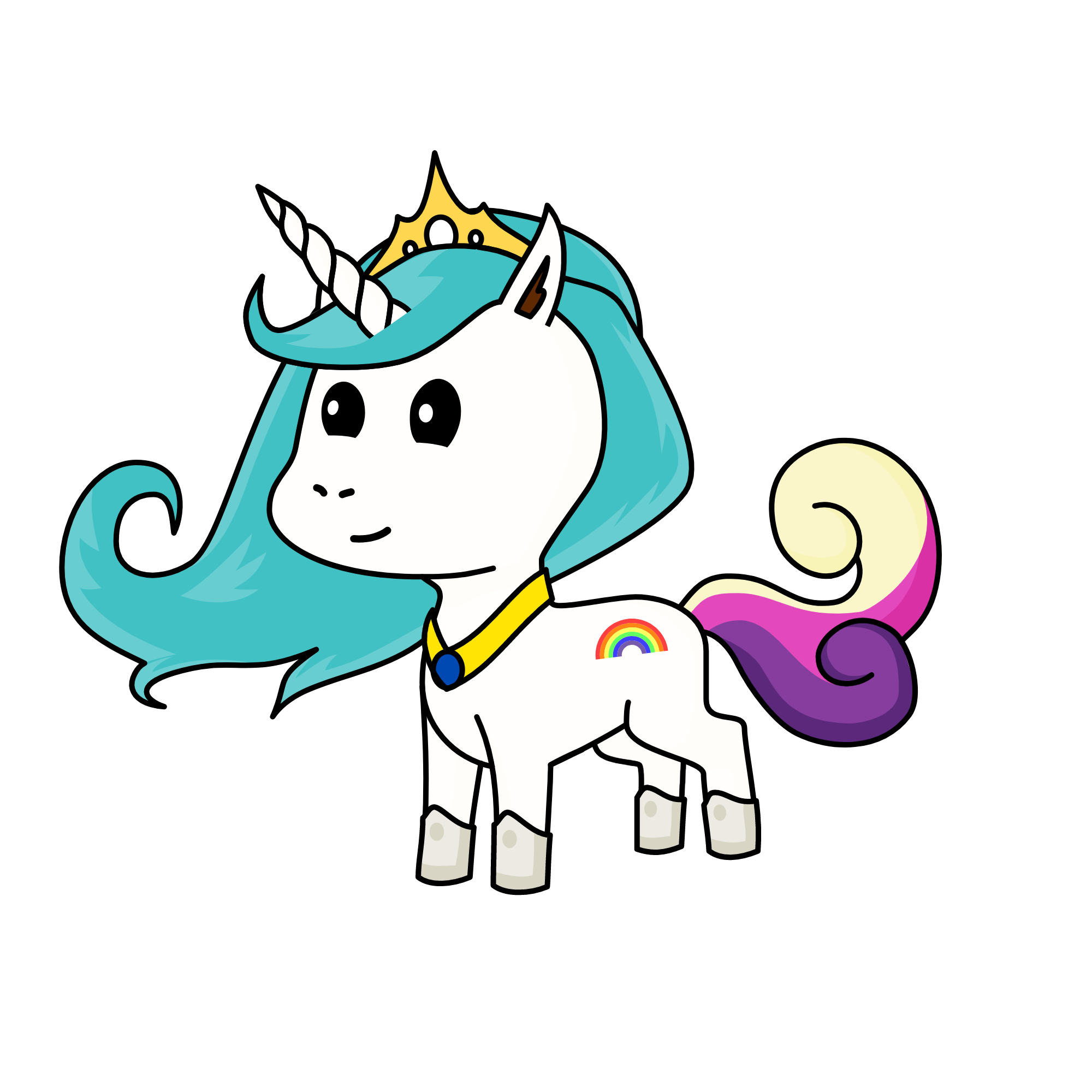 Celestia , the unicorn
