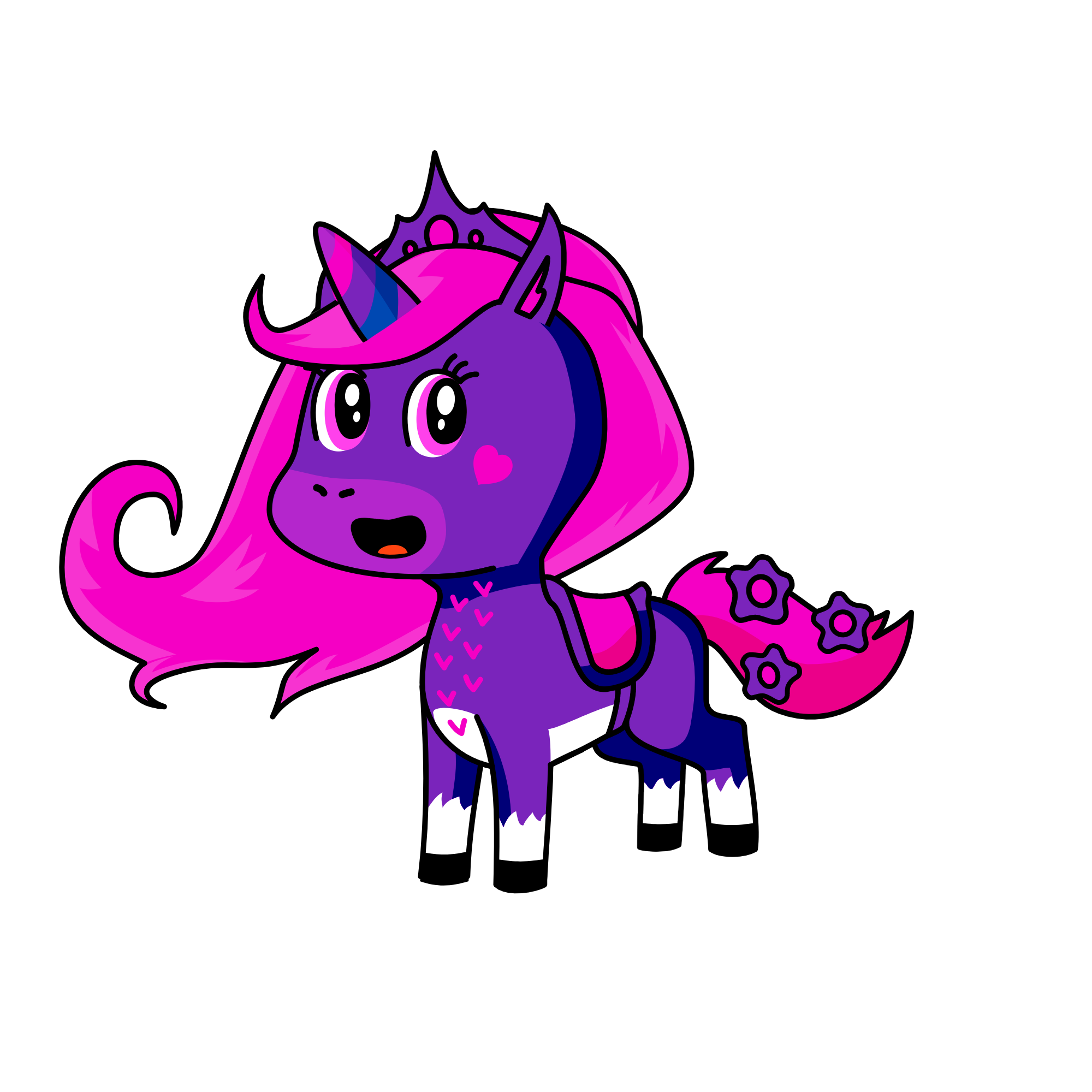 The night Unicorn, the unicorn