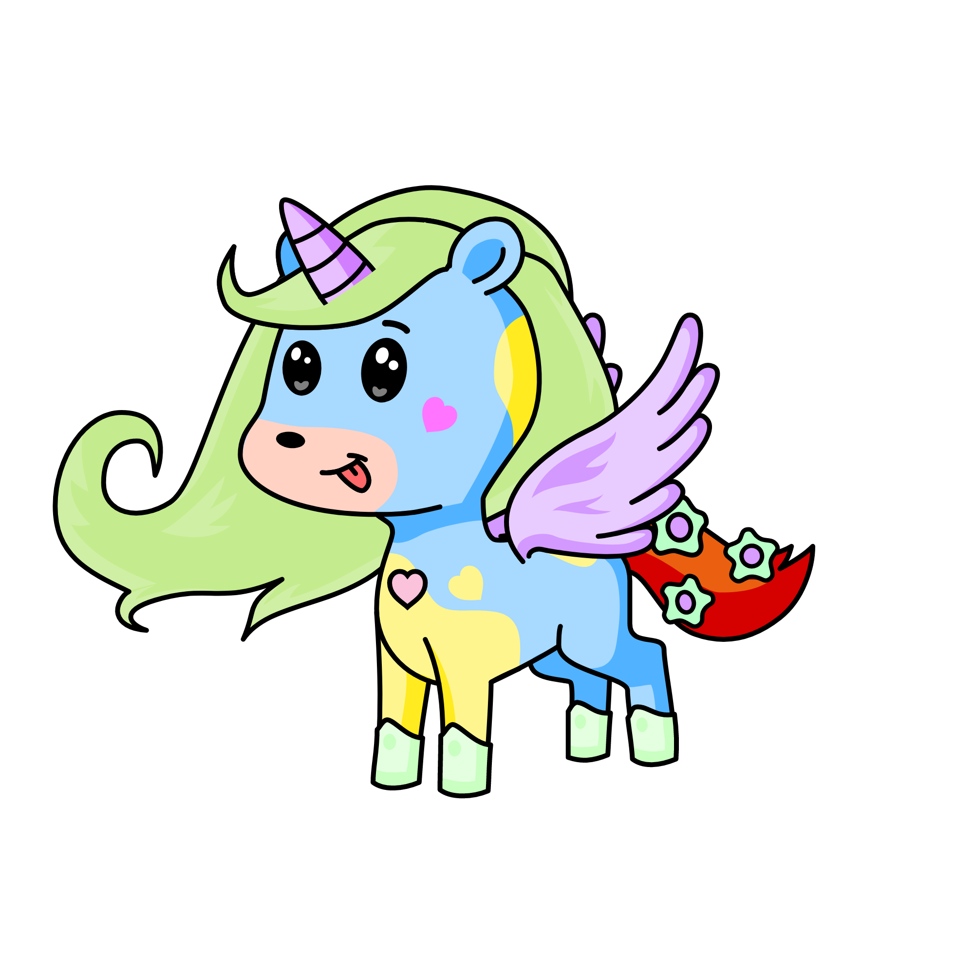 delight, the unicorn