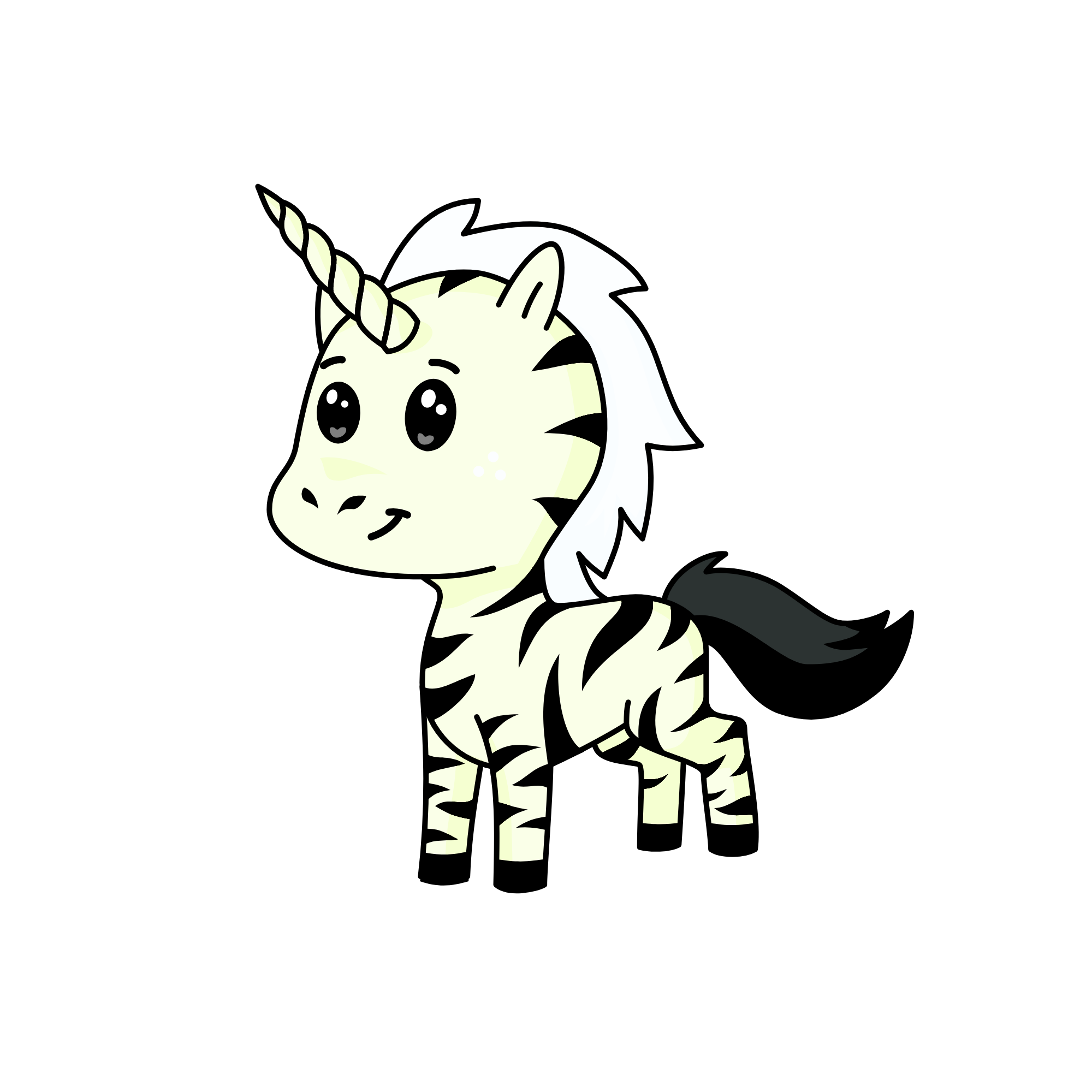 zebra, the unicorn
