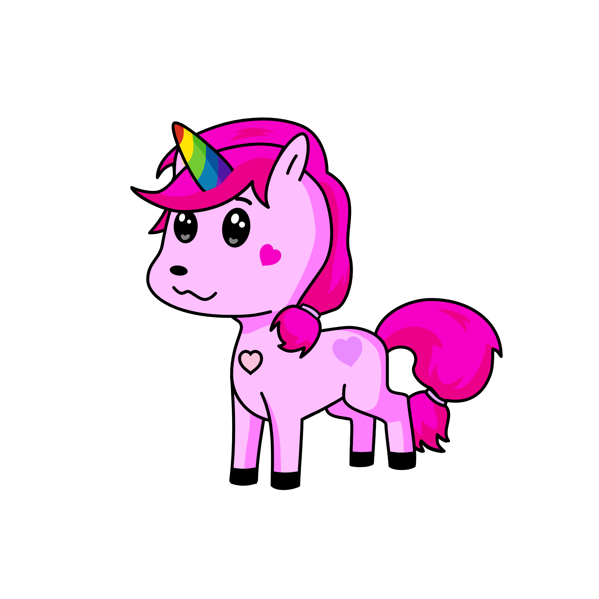 ranibow, the unicorn