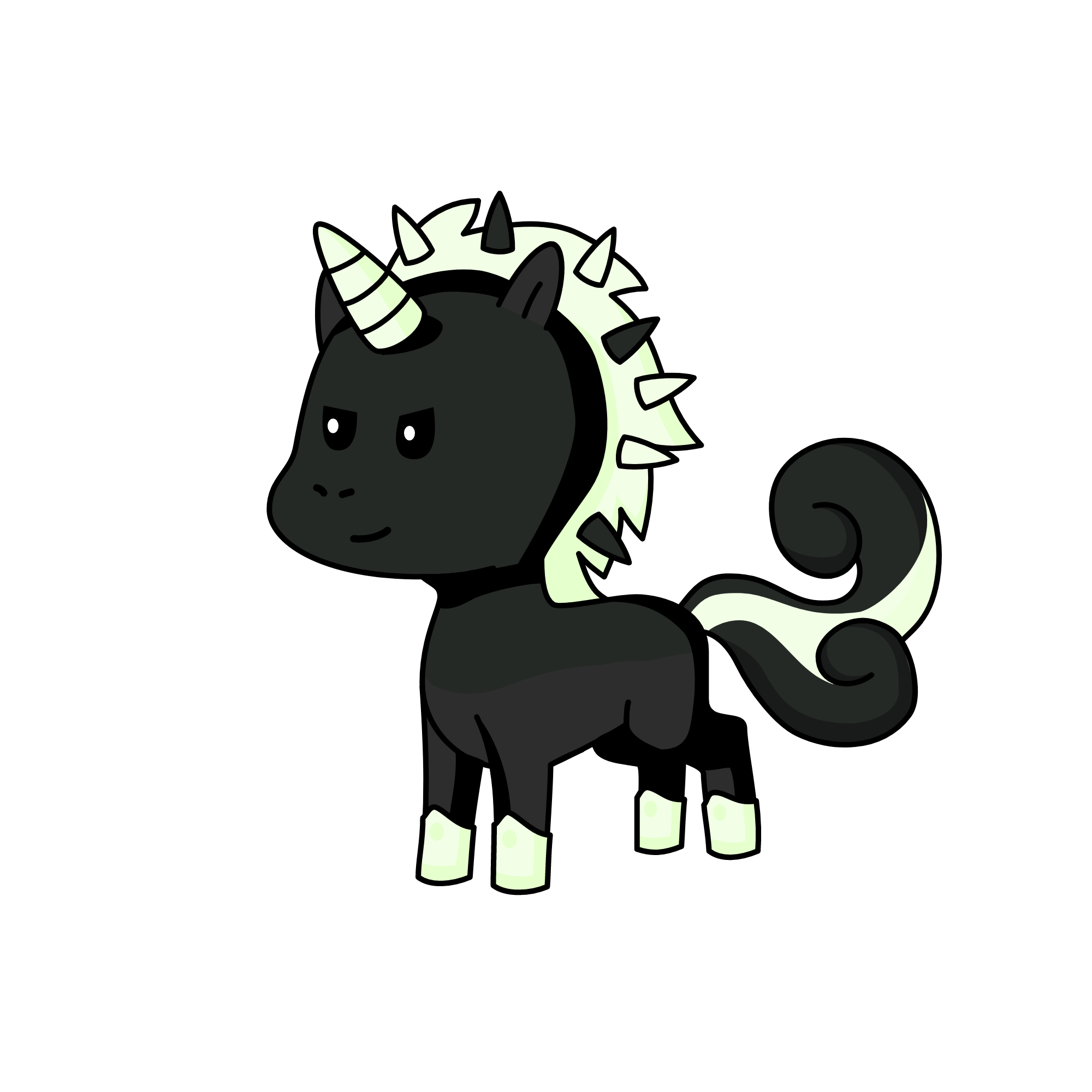 dark, the unicorn