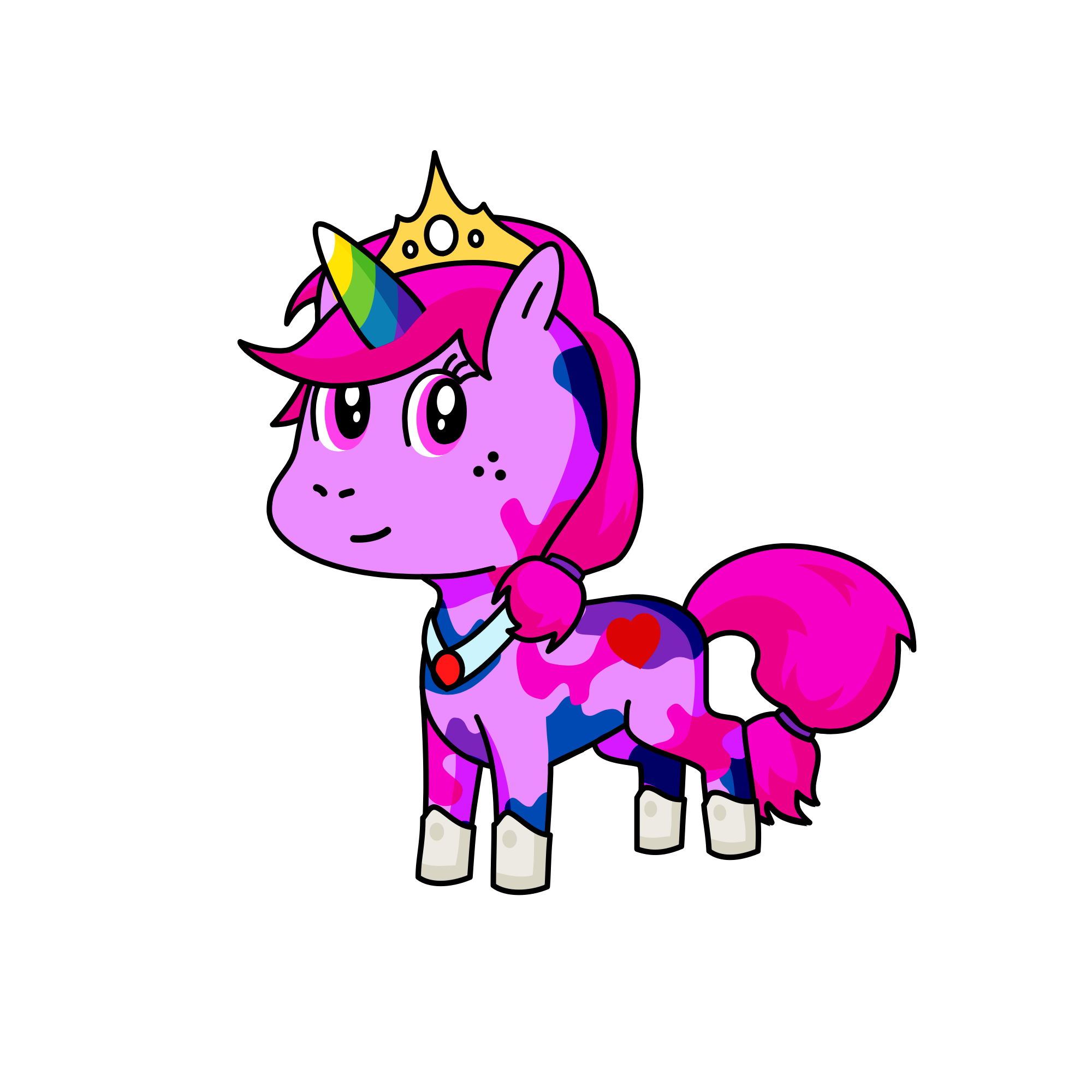 Wadha, the unicorn