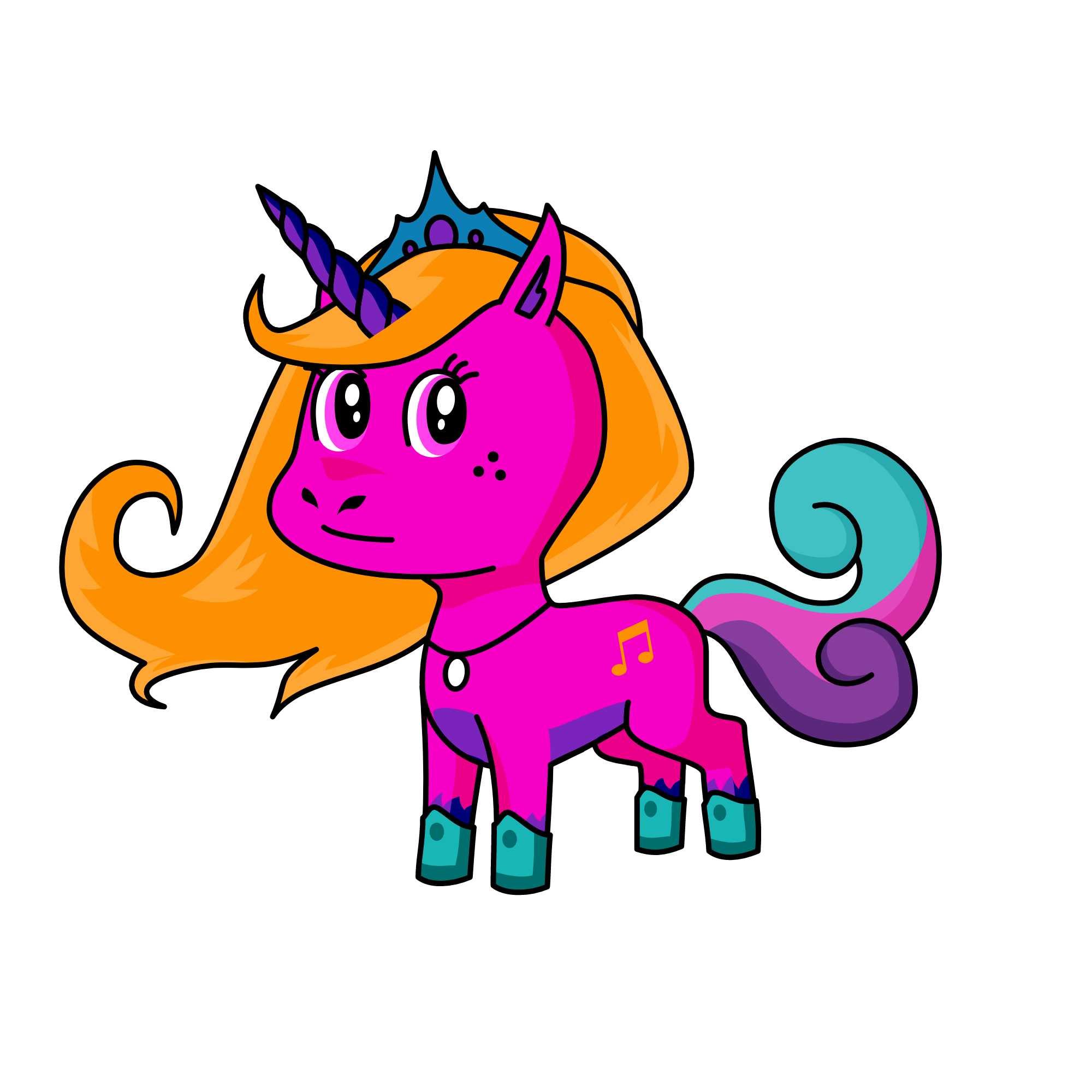 Pinkie, the unicorn
