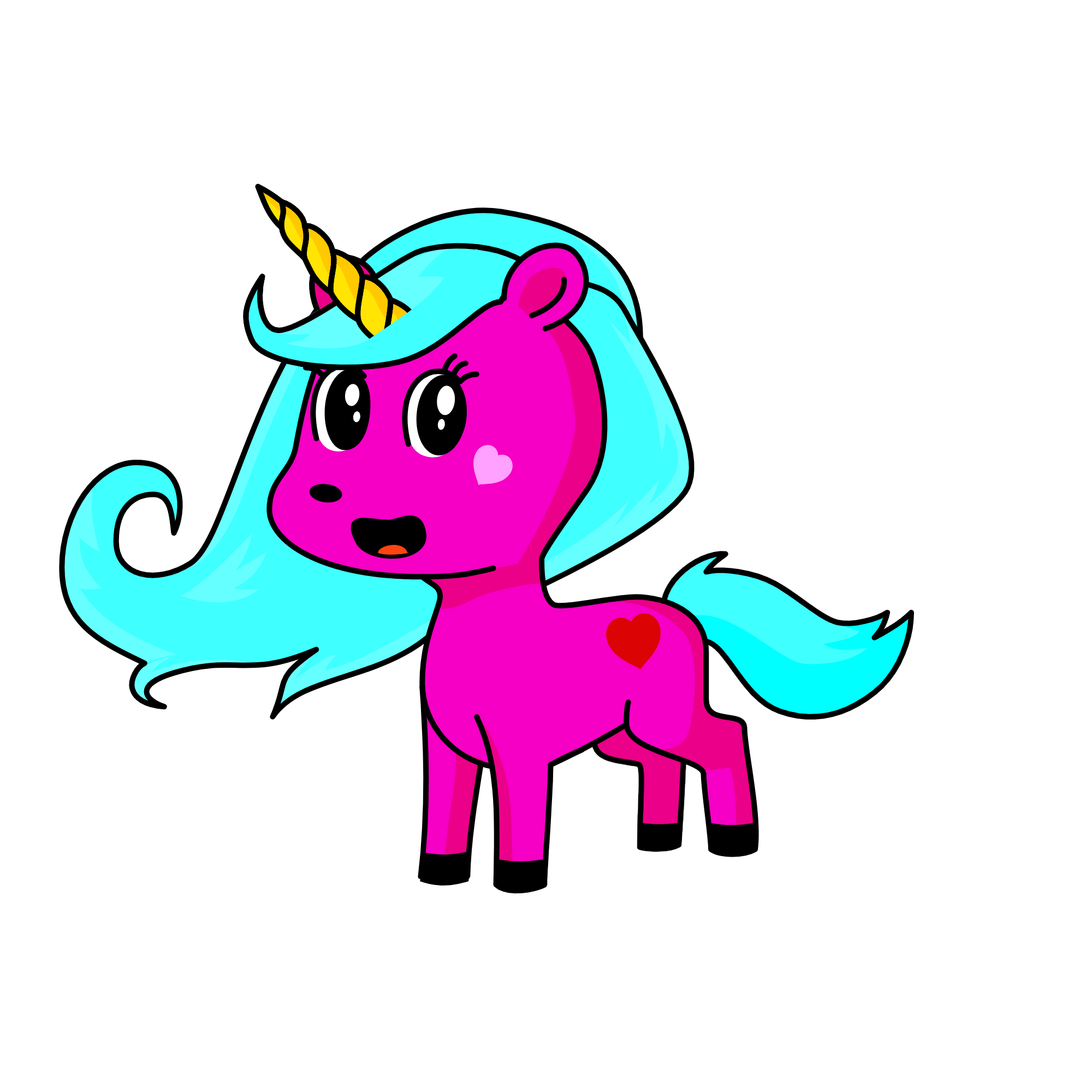 Ank uni, the unicorn